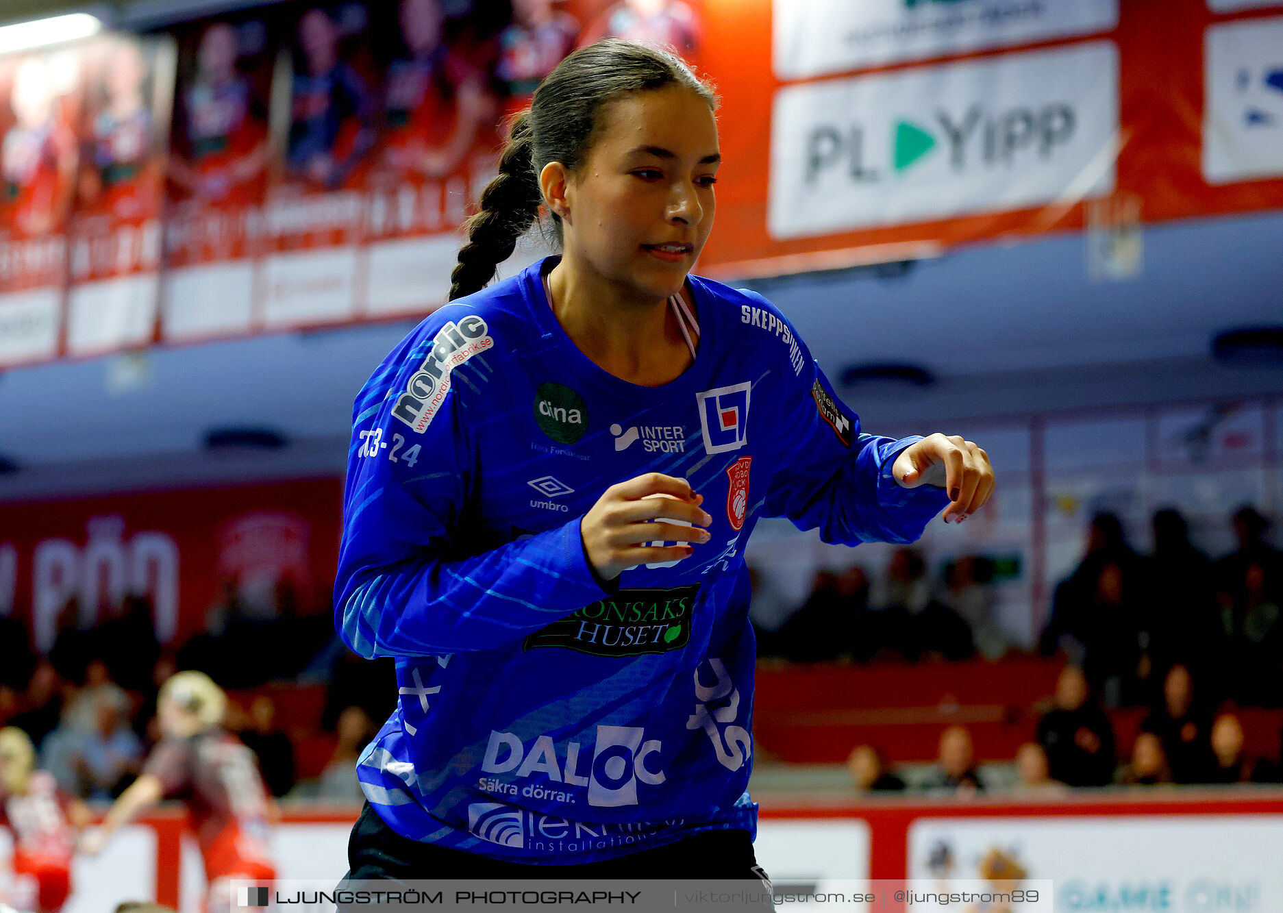 USM F18 Steg 4 Skövde HF-Skuru IK 23-26,dam,Skövde Idrottshall,Skövde,Sverige,Ungdoms-SM,Handboll,2025,369725