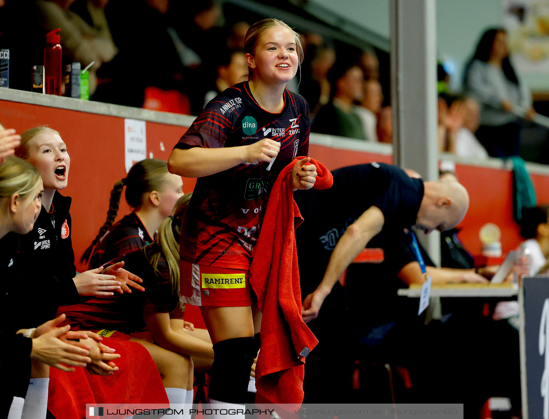 USM F18 Steg 4 Skövde HF-Skuru IK 23-26,dam,Skövde Idrottshall,Skövde,Sverige,Ungdoms-SM,Handboll,2025,369729