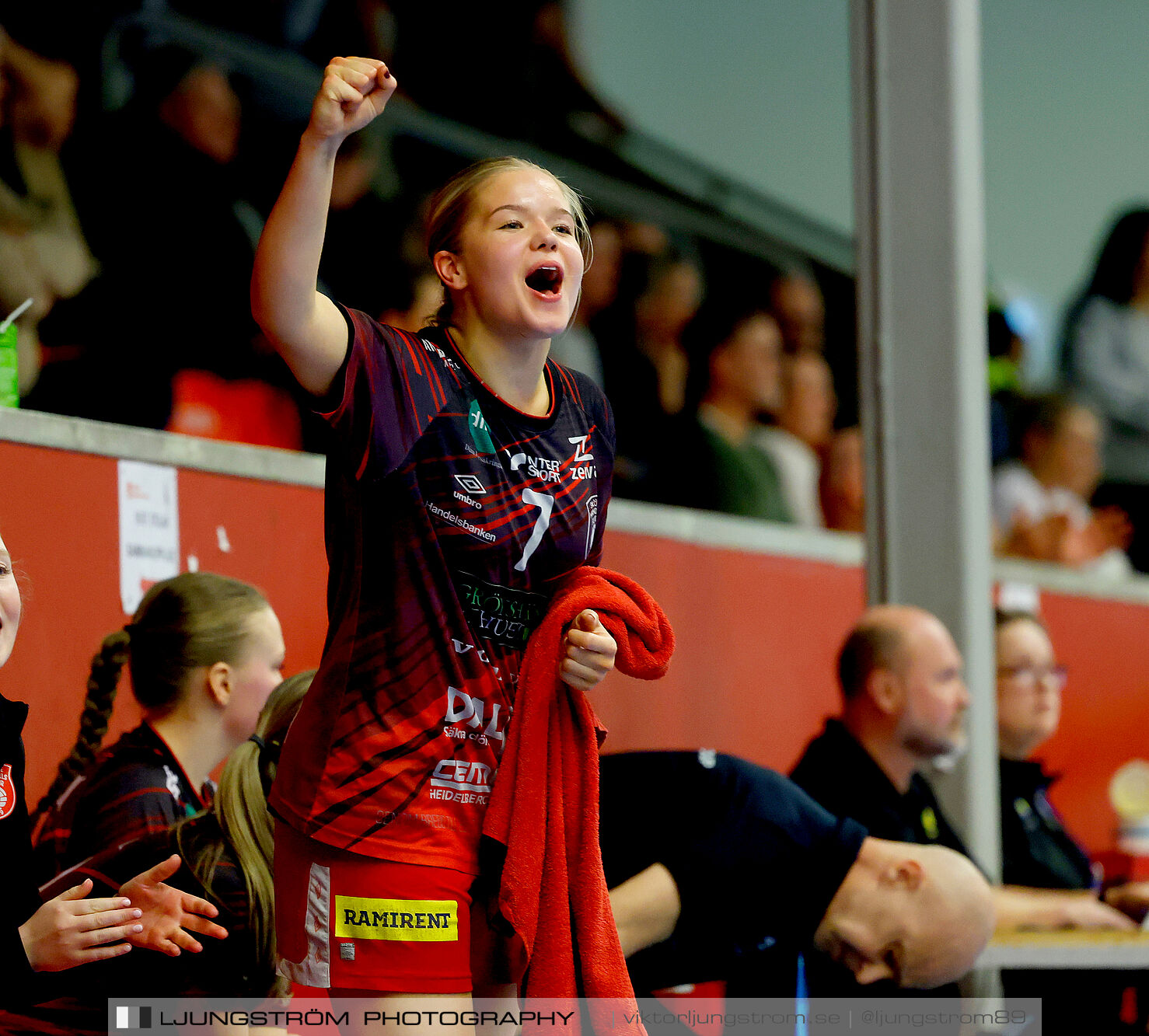 USM F18 Steg 4 Skövde HF-Skuru IK 23-26,dam,Skövde Idrottshall,Skövde,Sverige,Ungdoms-SM,Handboll,2025,369731