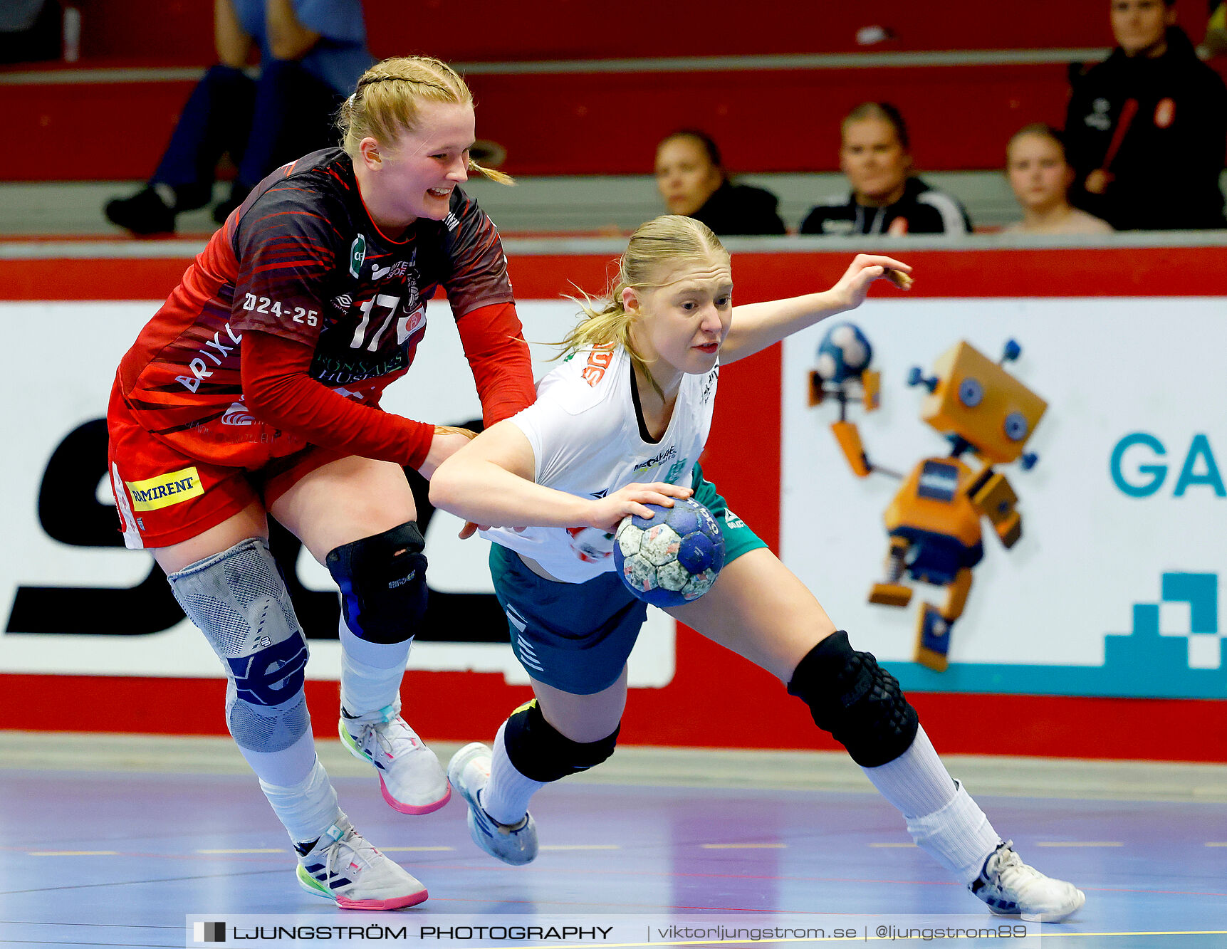 USM F18 Steg 4 Skövde HF-Skuru IK 23-26,dam,Skövde Idrottshall,Skövde,Sverige,Ungdoms-SM,Handboll,2025,369738
