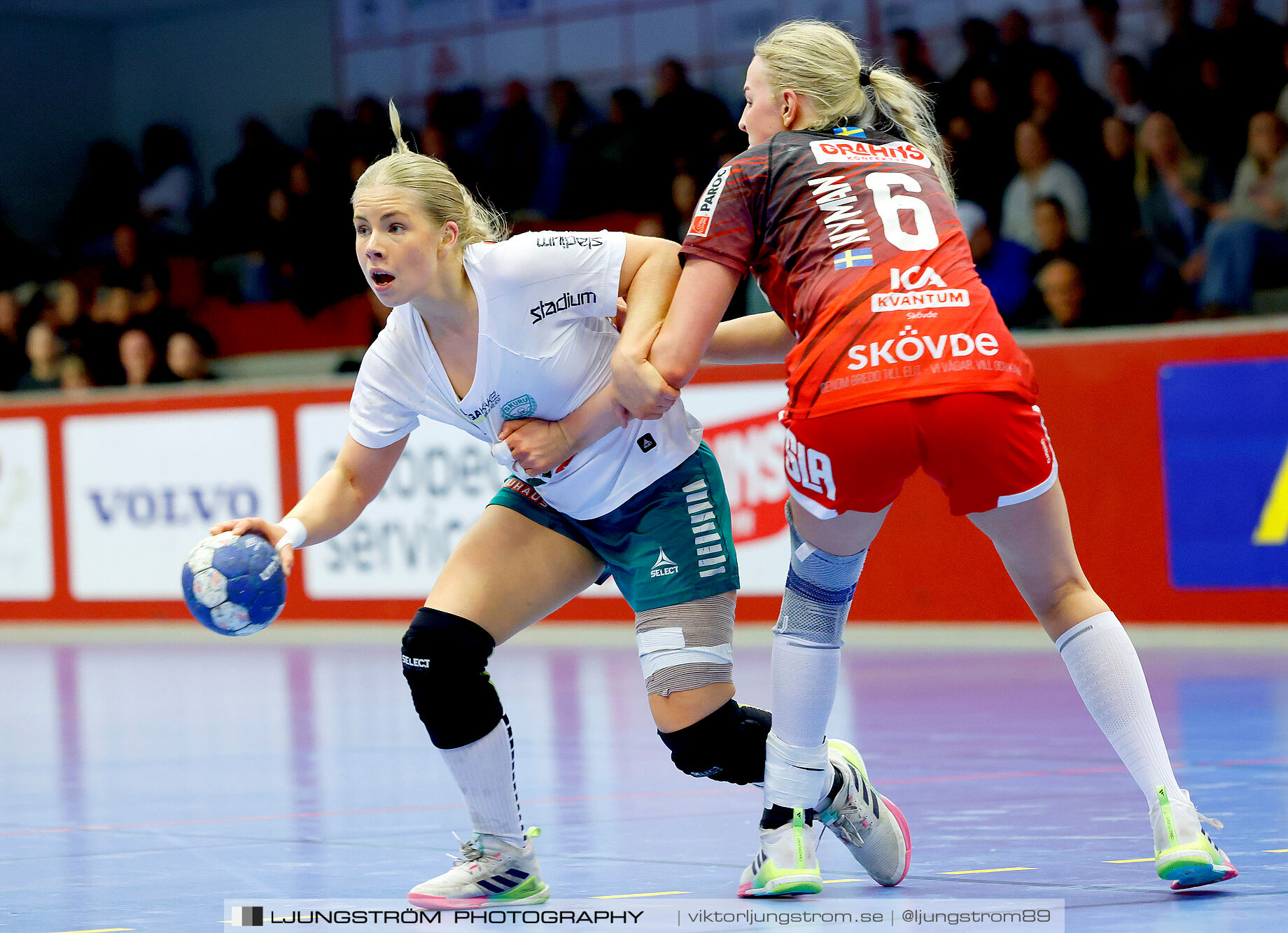 USM F18 Steg 4 Skövde HF-Skuru IK 23-26,dam,Skövde Idrottshall,Skövde,Sverige,Ungdoms-SM,Handboll,2025,369742