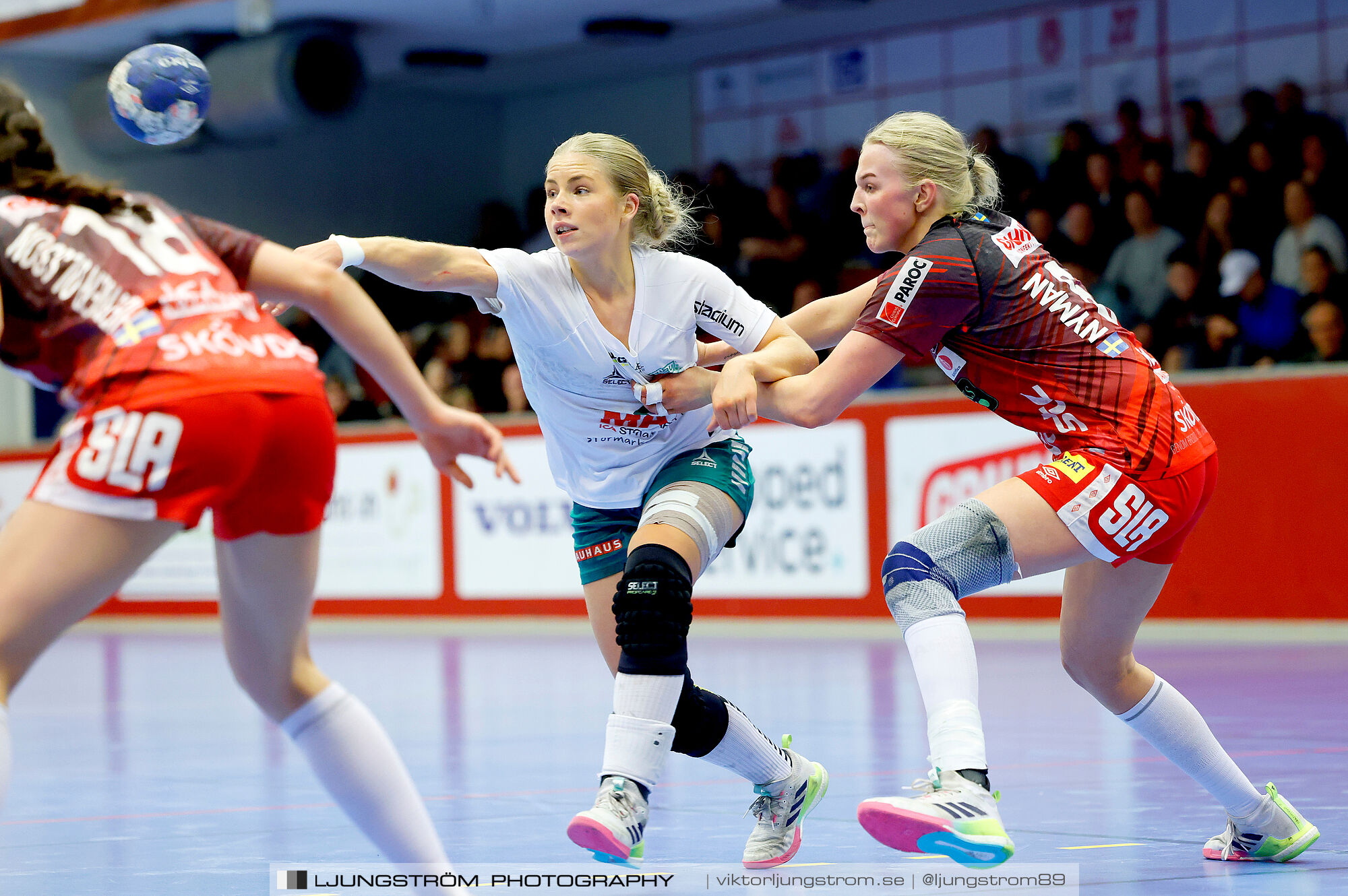 USM F18 Steg 4 Skövde HF-Skuru IK 23-26,dam,Skövde Idrottshall,Skövde,Sverige,Ungdoms-SM,Handboll,2025,369743