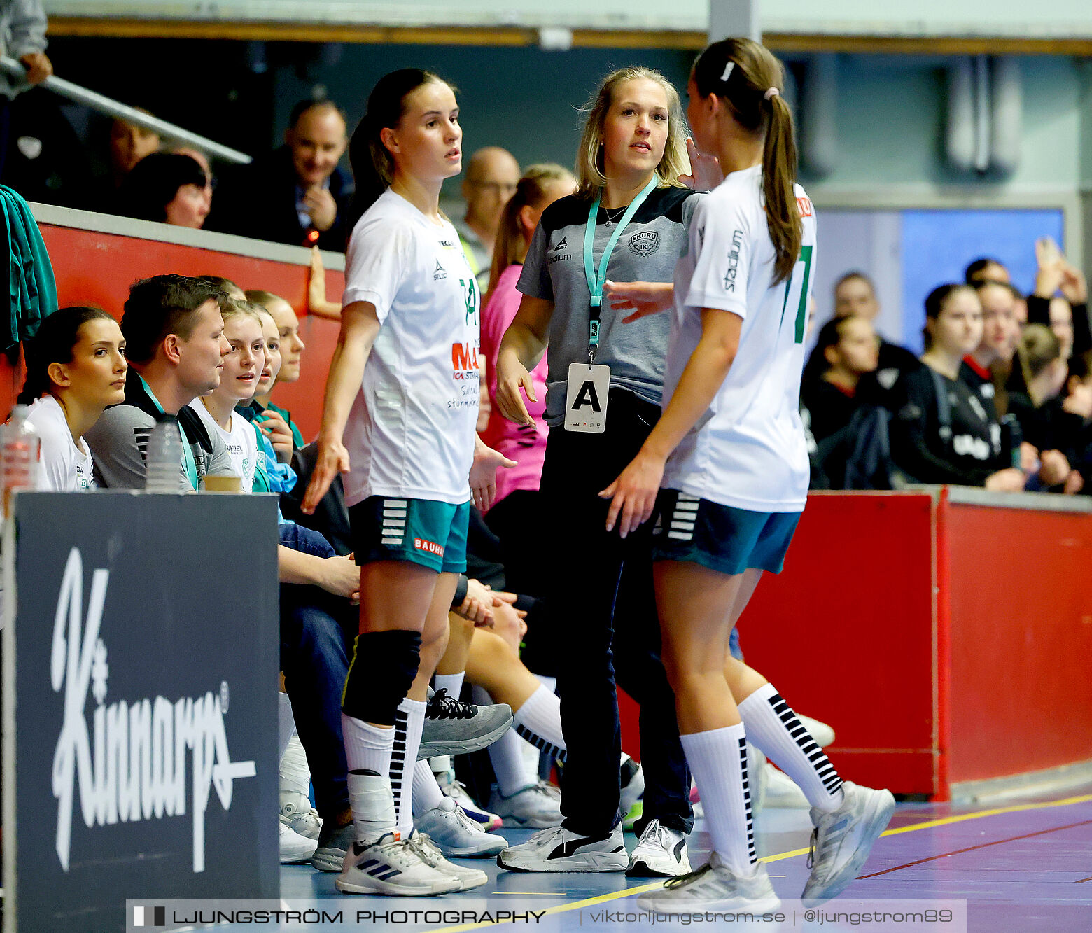 USM F18 Steg 4 Skövde HF-Skuru IK 23-26,dam,Skövde Idrottshall,Skövde,Sverige,Ungdoms-SM,Handboll,2025,369748