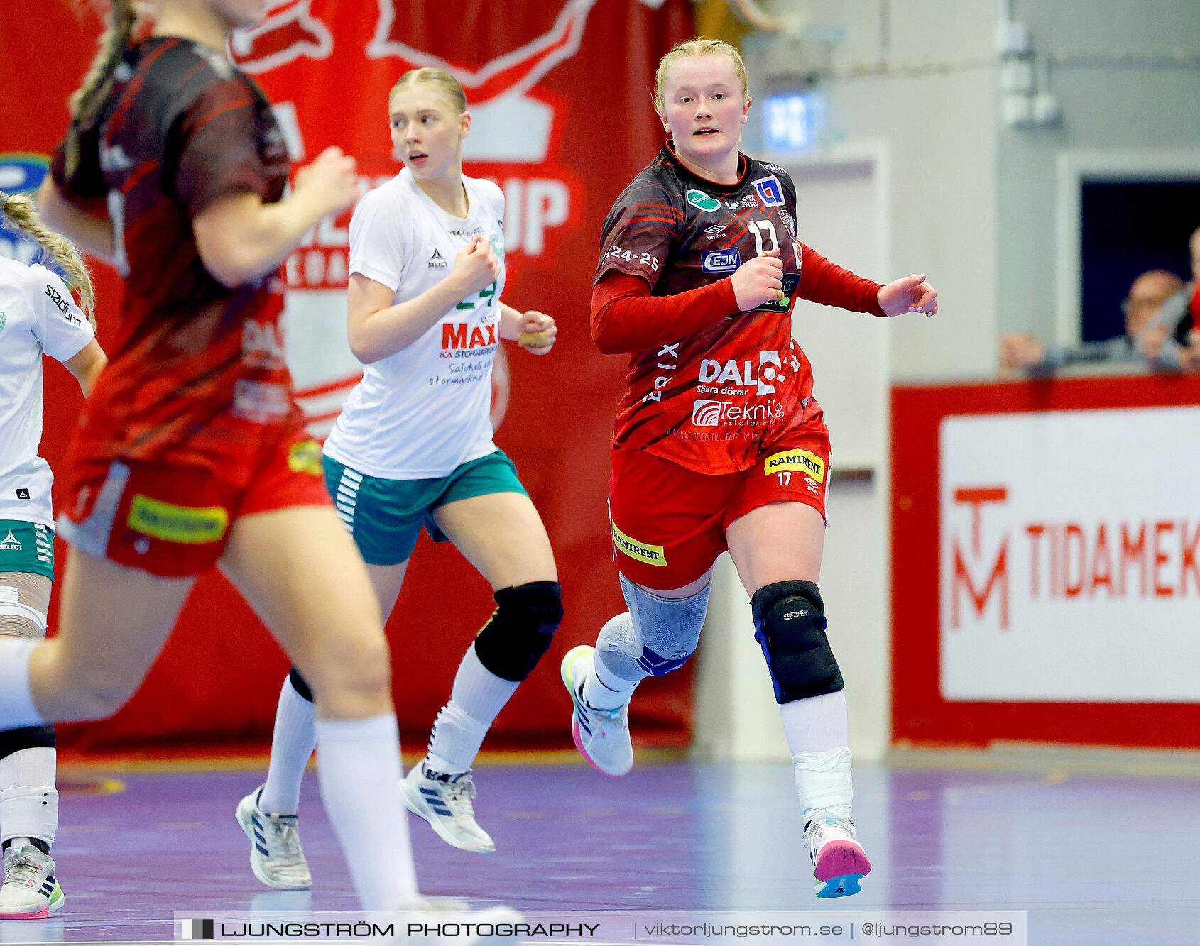 USM F18 Steg 4 Skövde HF-Skuru IK 23-26,dam,Skövde Idrottshall,Skövde,Sverige,Ungdoms-SM,Handboll,2025,369760