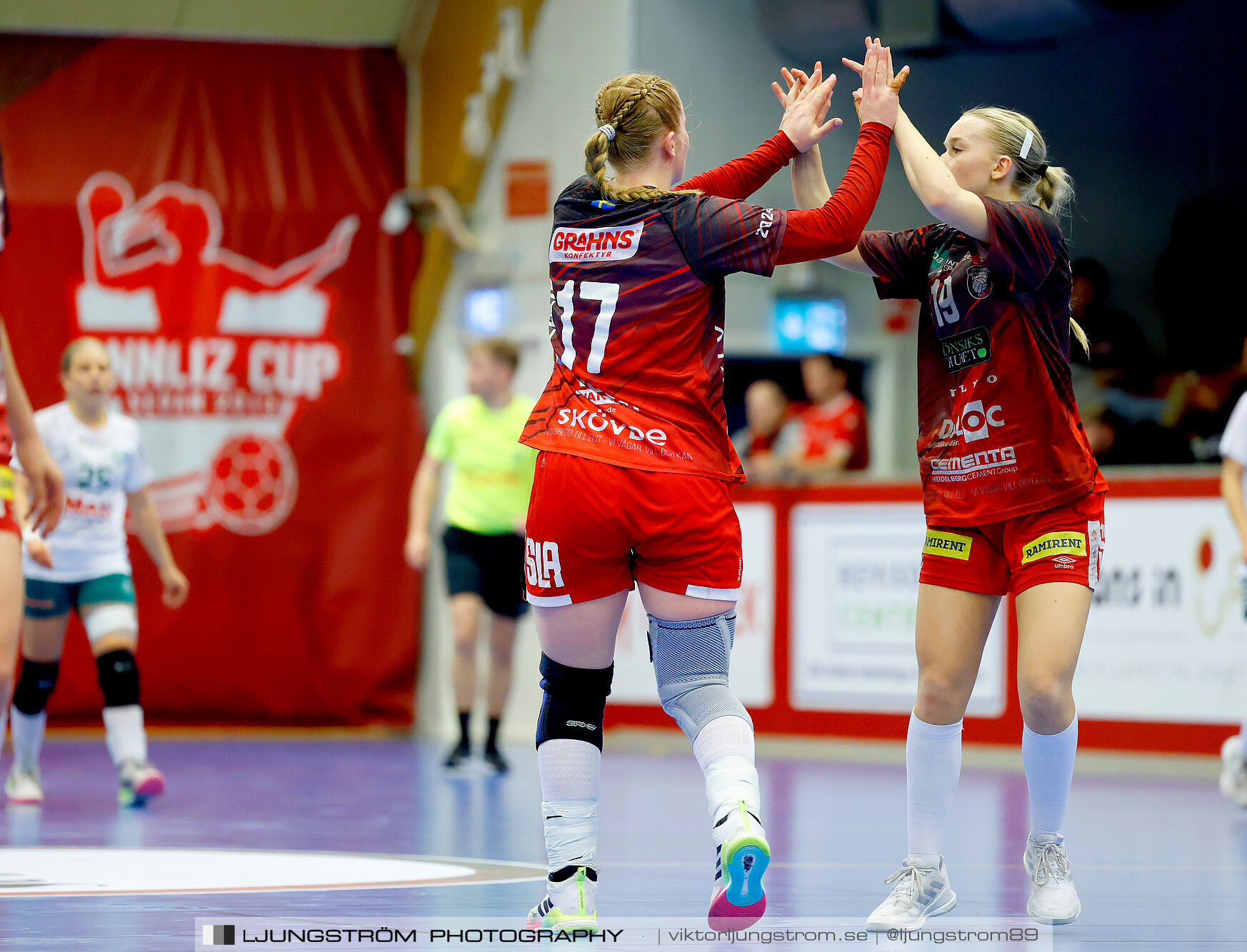 USM F18 Steg 4 Skövde HF-Skuru IK 23-26,dam,Skövde Idrottshall,Skövde,Sverige,Ungdoms-SM,Handboll,2025,369770