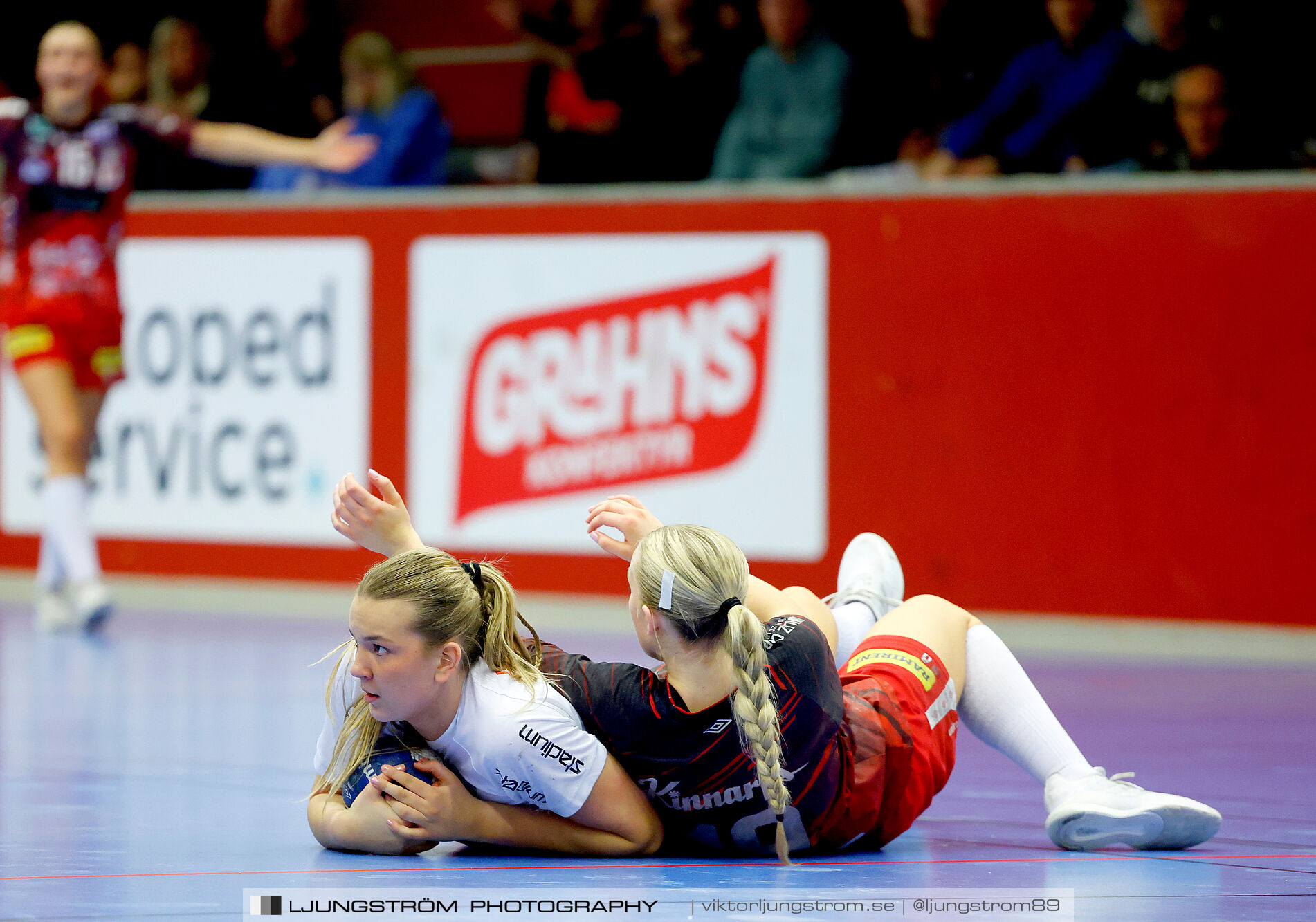 USM F18 Steg 4 Skövde HF-Skuru IK 23-26,dam,Skövde Idrottshall,Skövde,Sverige,Ungdoms-SM,Handboll,2025,369775