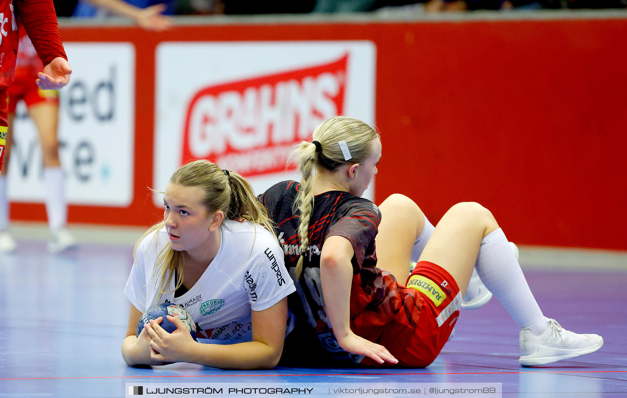 USM F18 Steg 4 Skövde HF-Skuru IK 23-26,dam,Skövde Idrottshall,Skövde,Sverige,Ungdoms-SM,Handboll,2025,369776