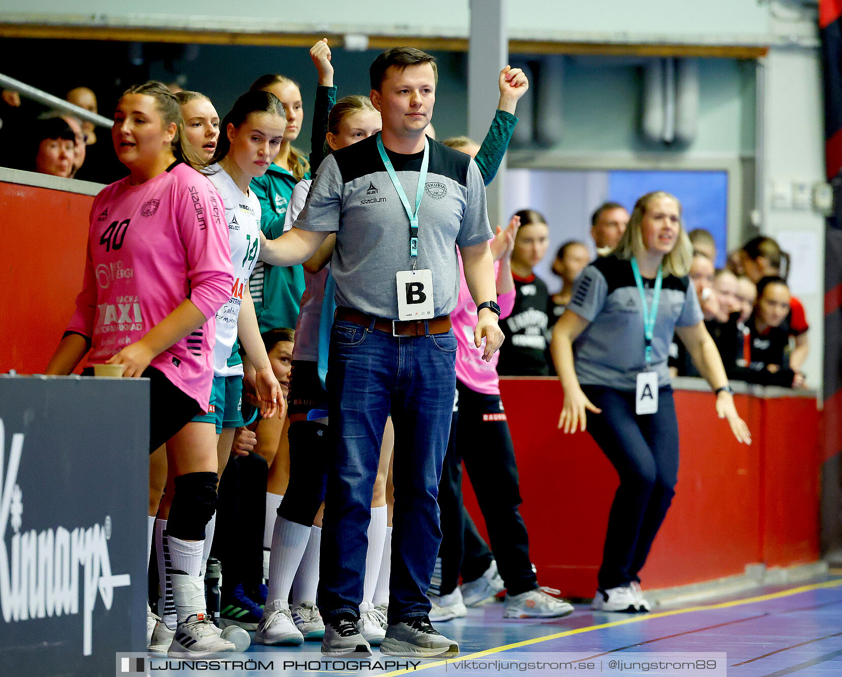 USM F18 Steg 4 Skövde HF-Skuru IK 23-26,dam,Skövde Idrottshall,Skövde,Sverige,Ungdoms-SM,Handboll,2025,369779
