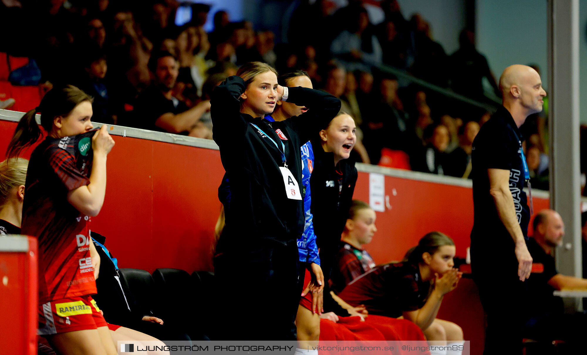 USM F18 Steg 4 Skövde HF-Skuru IK 23-26,dam,Skövde Idrottshall,Skövde,Sverige,Ungdoms-SM,Handboll,2025,369790