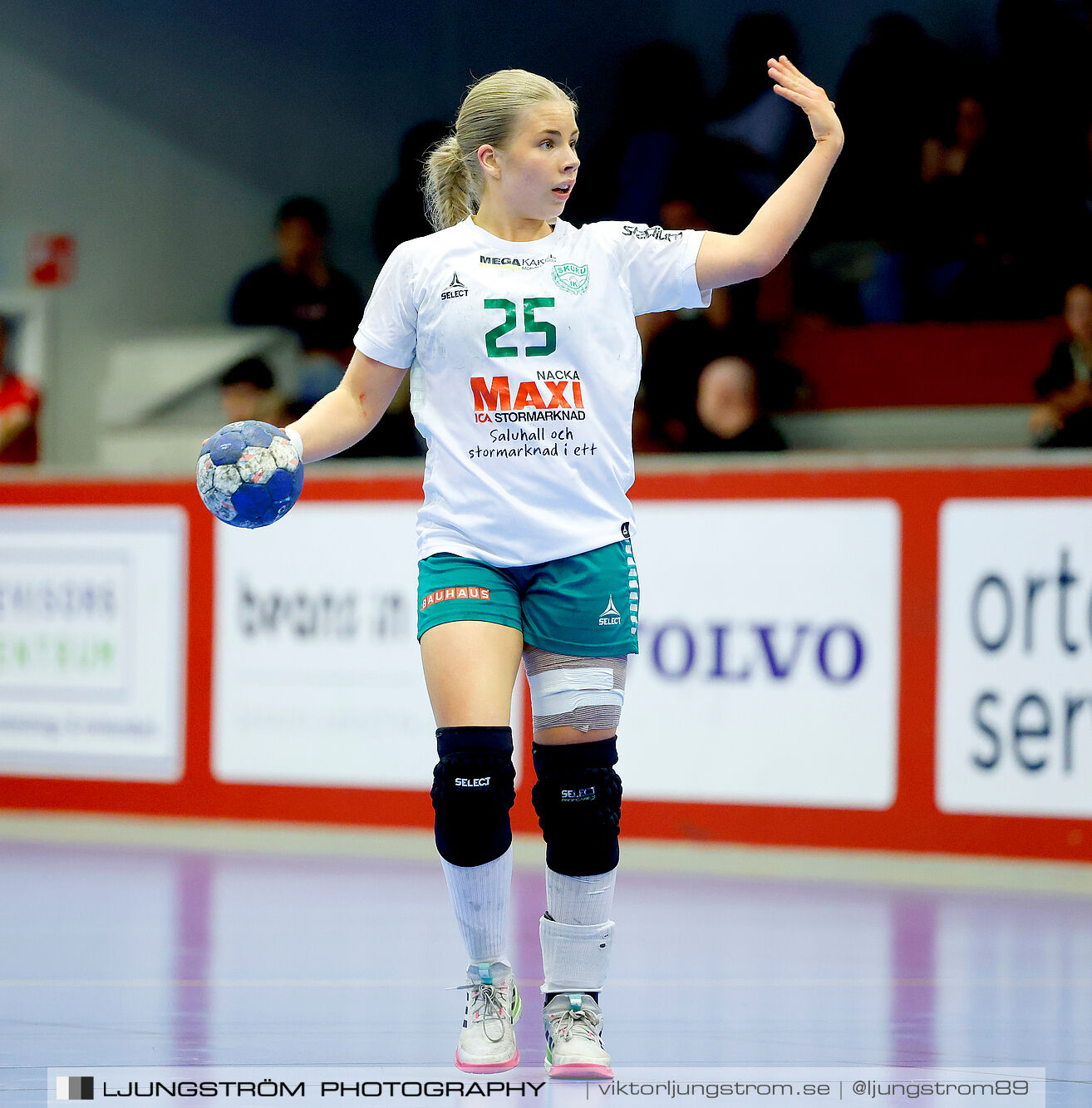USM F18 Steg 4 Skövde HF-Skuru IK 23-26,dam,Skövde Idrottshall,Skövde,Sverige,Ungdoms-SM,Handboll,2025,369801