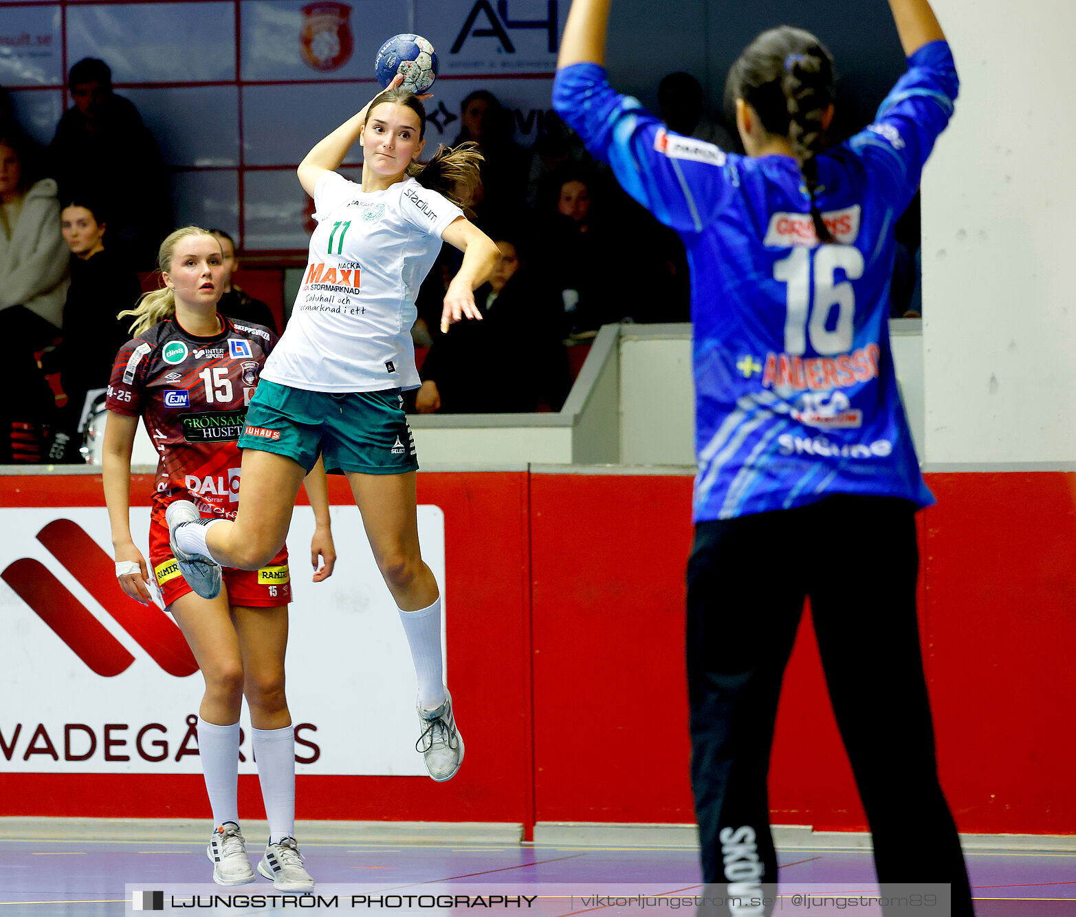 USM F18 Steg 4 Skövde HF-Skuru IK 23-26,dam,Skövde Idrottshall,Skövde,Sverige,Ungdoms-SM,Handboll,2025,369804