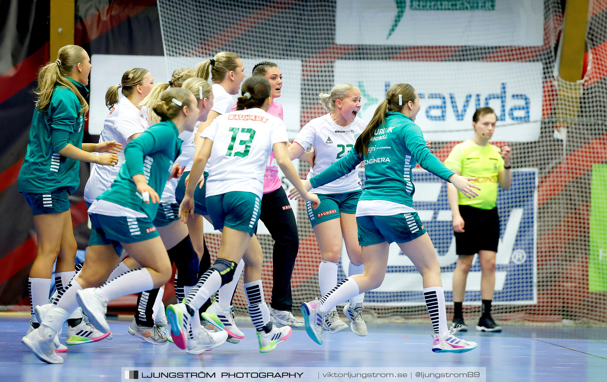 USM F18 Steg 4 Skövde HF-Skuru IK 23-26,dam,Skövde Idrottshall,Skövde,Sverige,Ungdoms-SM,Handboll,2025,369808