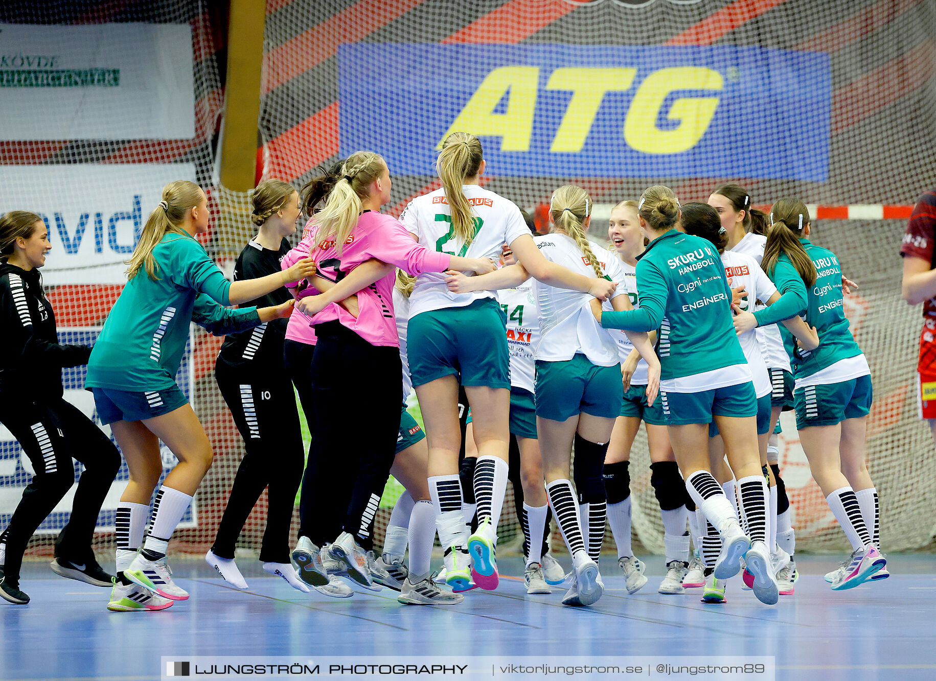 USM F18 Steg 4 Skövde HF-Skuru IK 23-26,dam,Skövde Idrottshall,Skövde,Sverige,Ungdoms-SM,Handboll,2025,369811