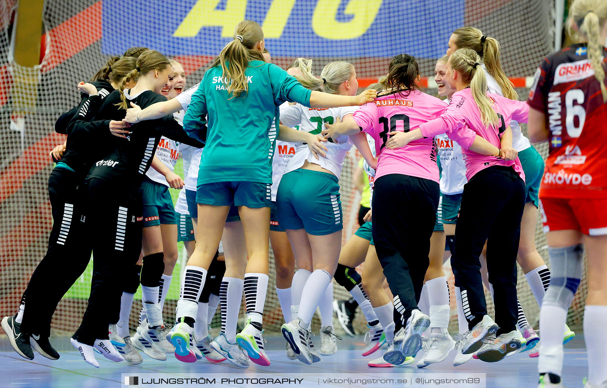 USM F18 Steg 4 Skövde HF-Skuru IK 23-26,dam,Skövde Idrottshall,Skövde,Sverige,Ungdoms-SM,Handboll,2025,369813