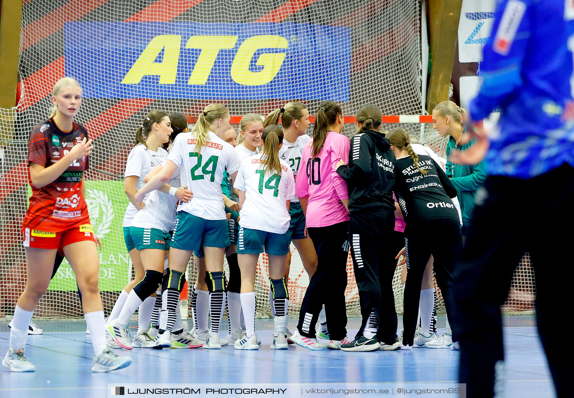 USM F18 Steg 4 Skövde HF-Skuru IK 23-26,dam,Skövde Idrottshall,Skövde,Sverige,Ungdoms-SM,Handboll,2025,369816