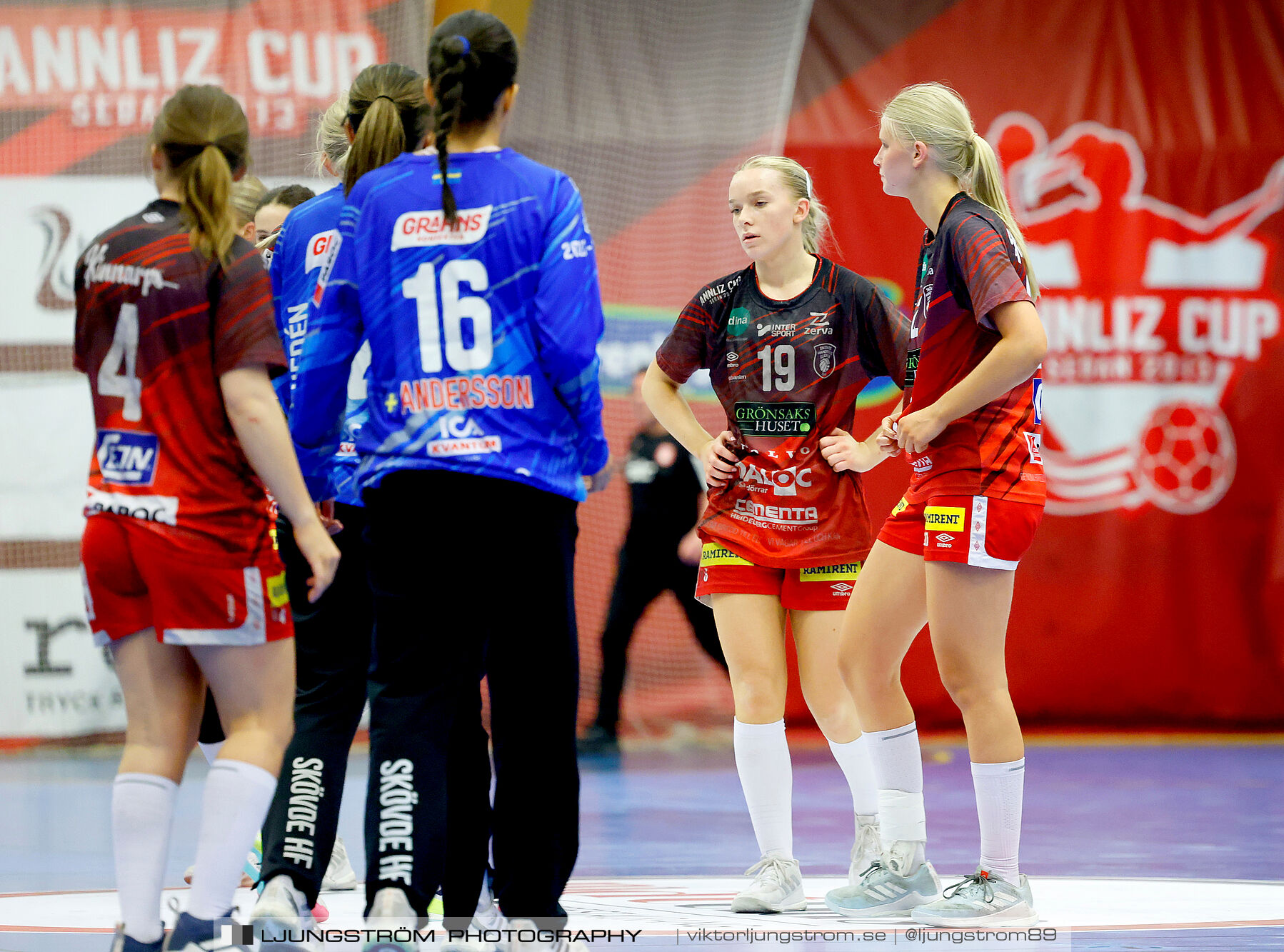 USM F18 Steg 4 Skövde HF-Skuru IK 23-26,dam,Skövde Idrottshall,Skövde,Sverige,Ungdoms-SM,Handboll,2025,369818