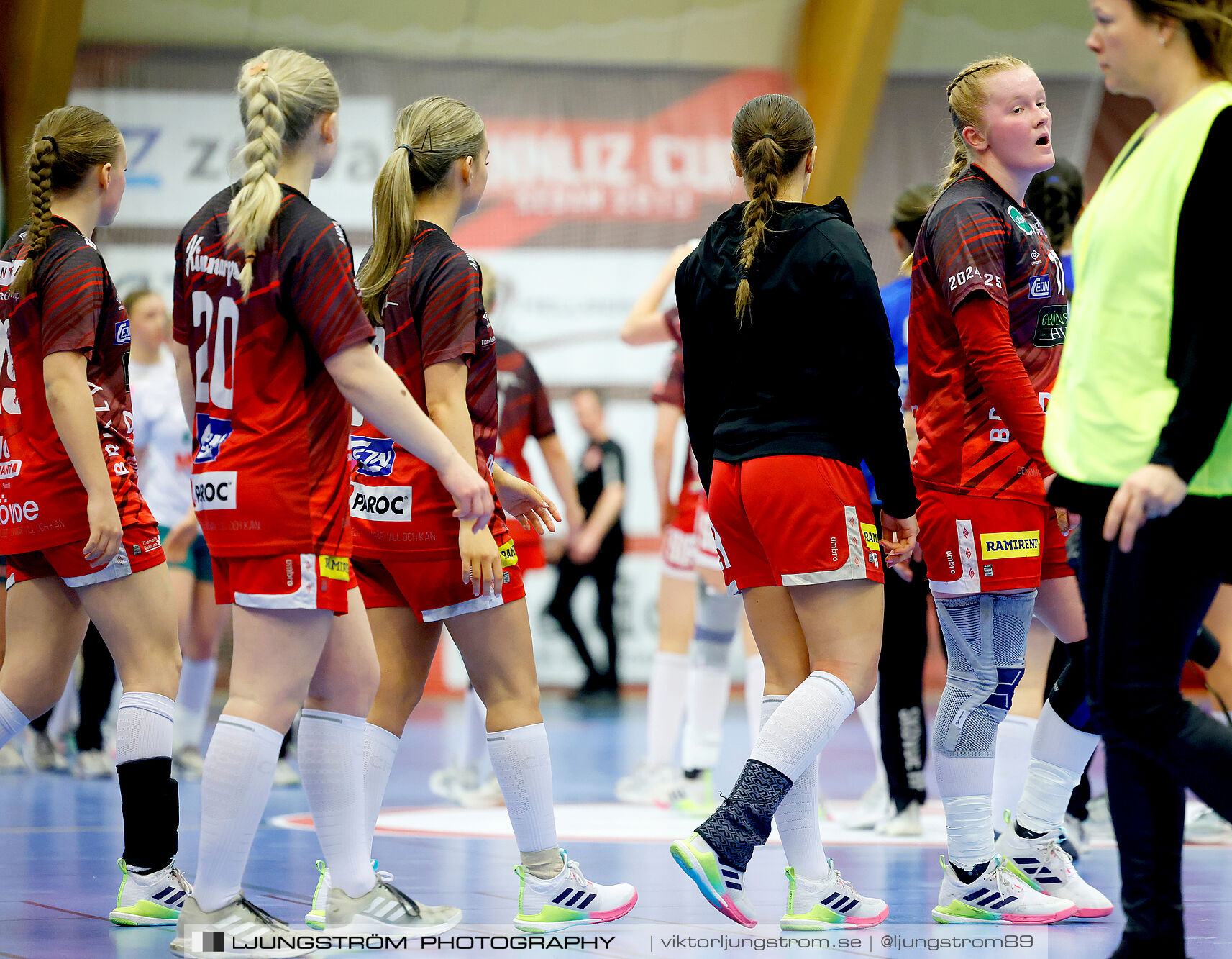 USM F18 Steg 4 Skövde HF-Skuru IK 23-26,dam,Skövde Idrottshall,Skövde,Sverige,Ungdoms-SM,Handboll,2025,369820