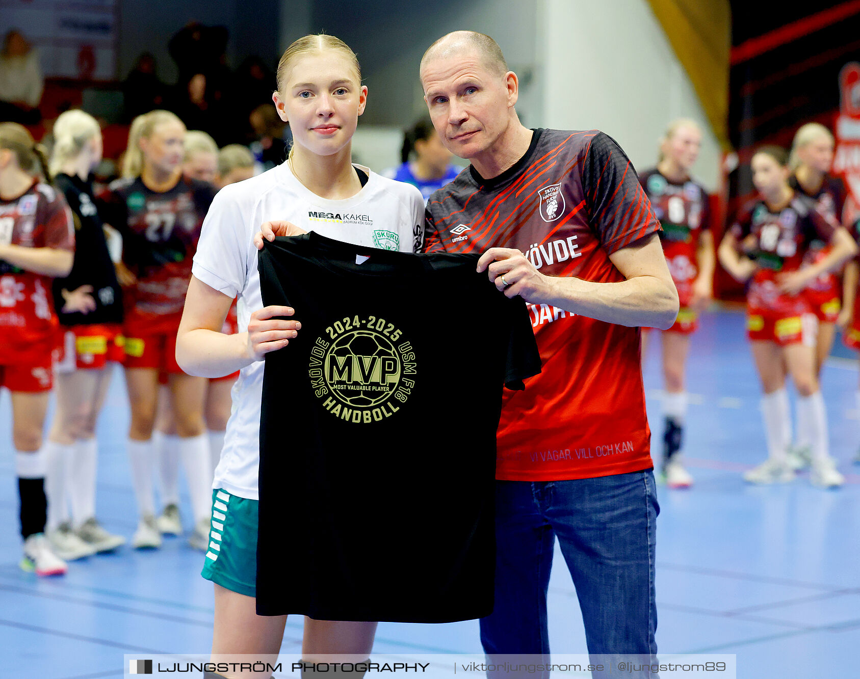USM F18 Steg 4 Skövde HF-Skuru IK 23-26,dam,Skövde Idrottshall,Skövde,Sverige,Ungdoms-SM,Handboll,2025,369825