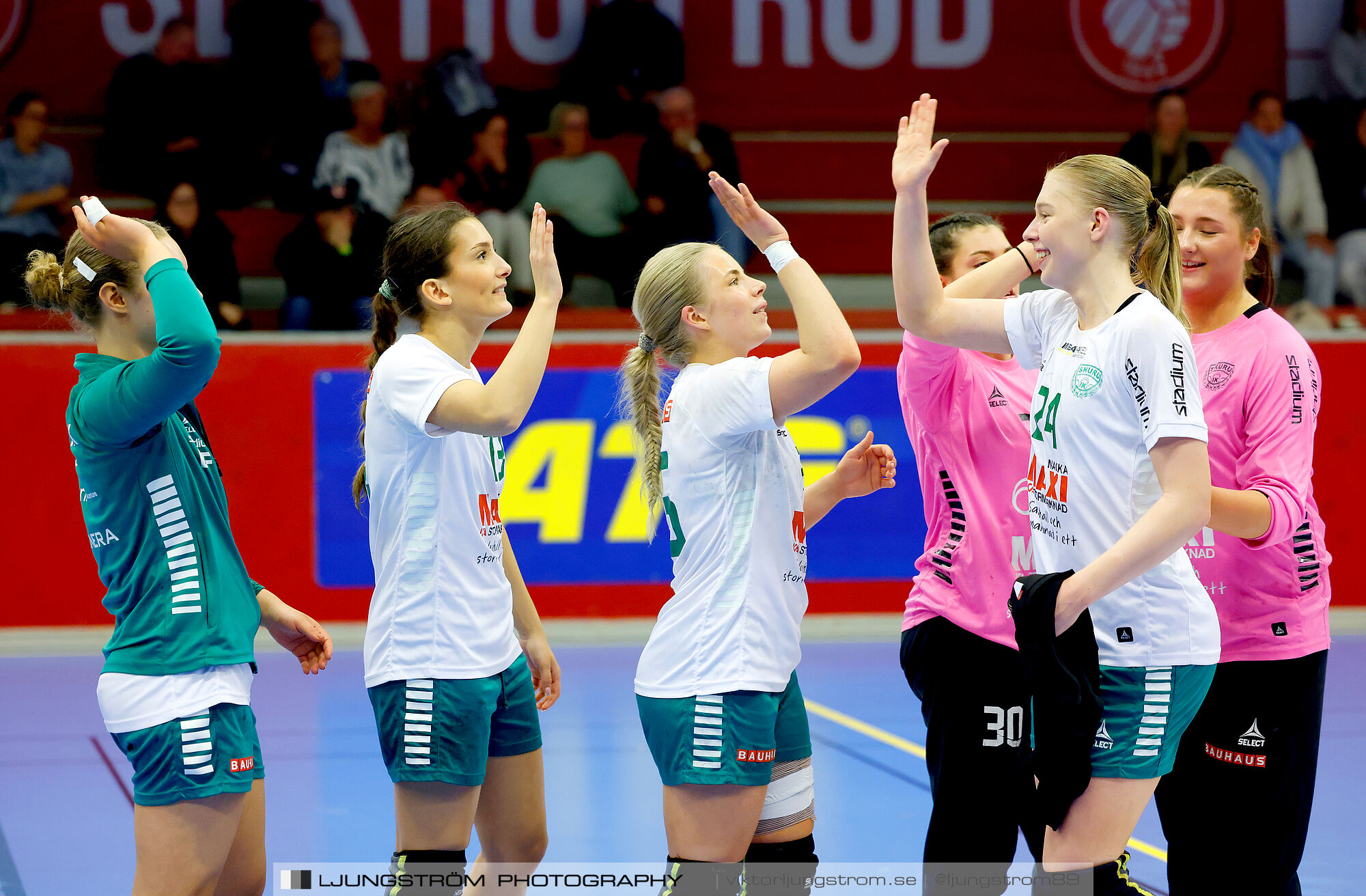 USM F18 Steg 4 Skövde HF-Skuru IK 23-26,dam,Skövde Idrottshall,Skövde,Sverige,Ungdoms-SM,Handboll,2025,369829