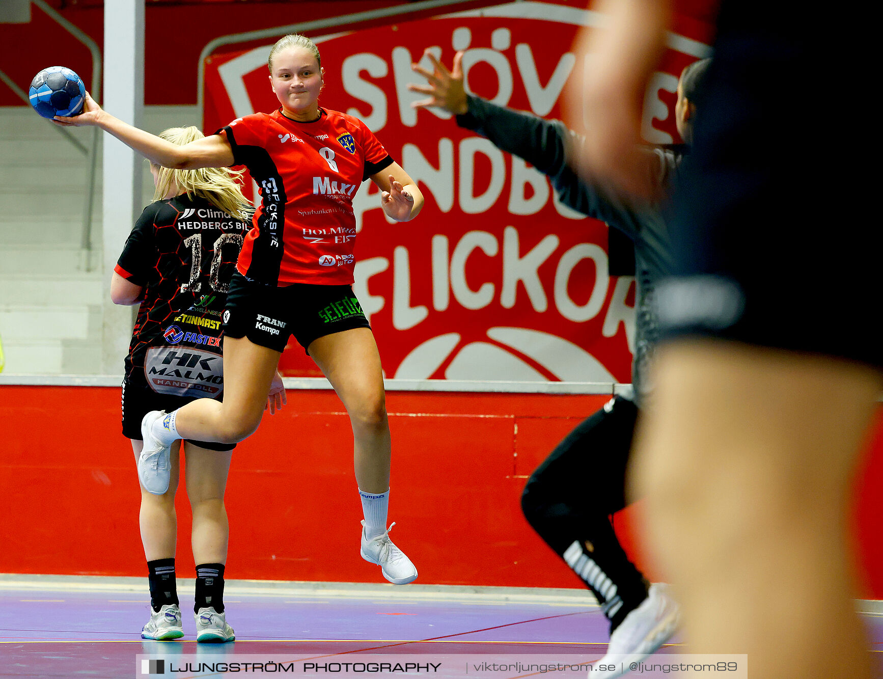 USM F18 Steg 4 HK Malmö-Enköpings HF 37-21,dam,Skövde Idrottshall,Skövde,Sverige,Ungdoms-SM,Handboll,2025,369843