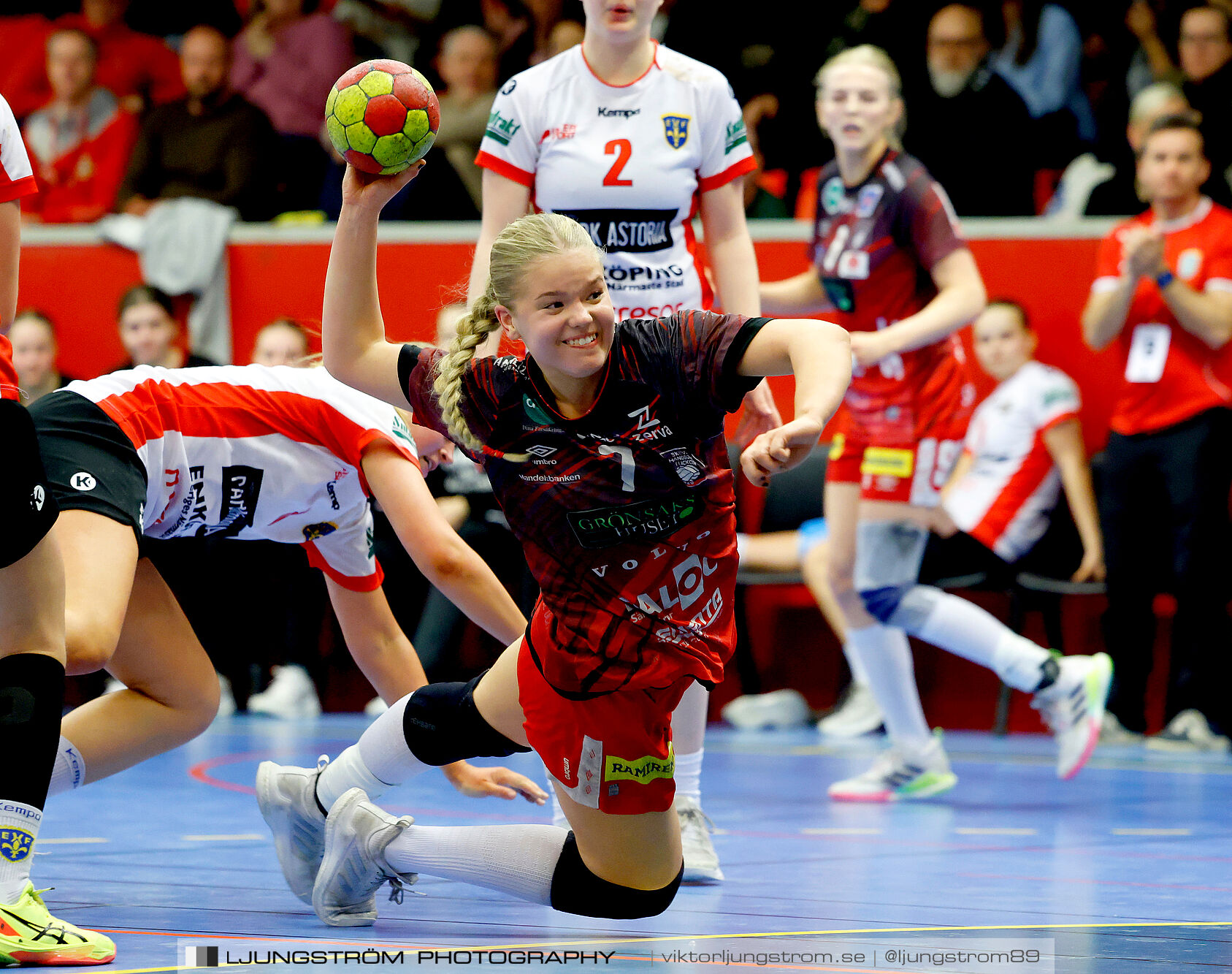 USM F18 Steg 4 Skövde HF-Enköpings HF 33-17,dam,Skövde Idrottshall,Skövde,Sverige,Ungdoms-SM,Handboll,2025,369870