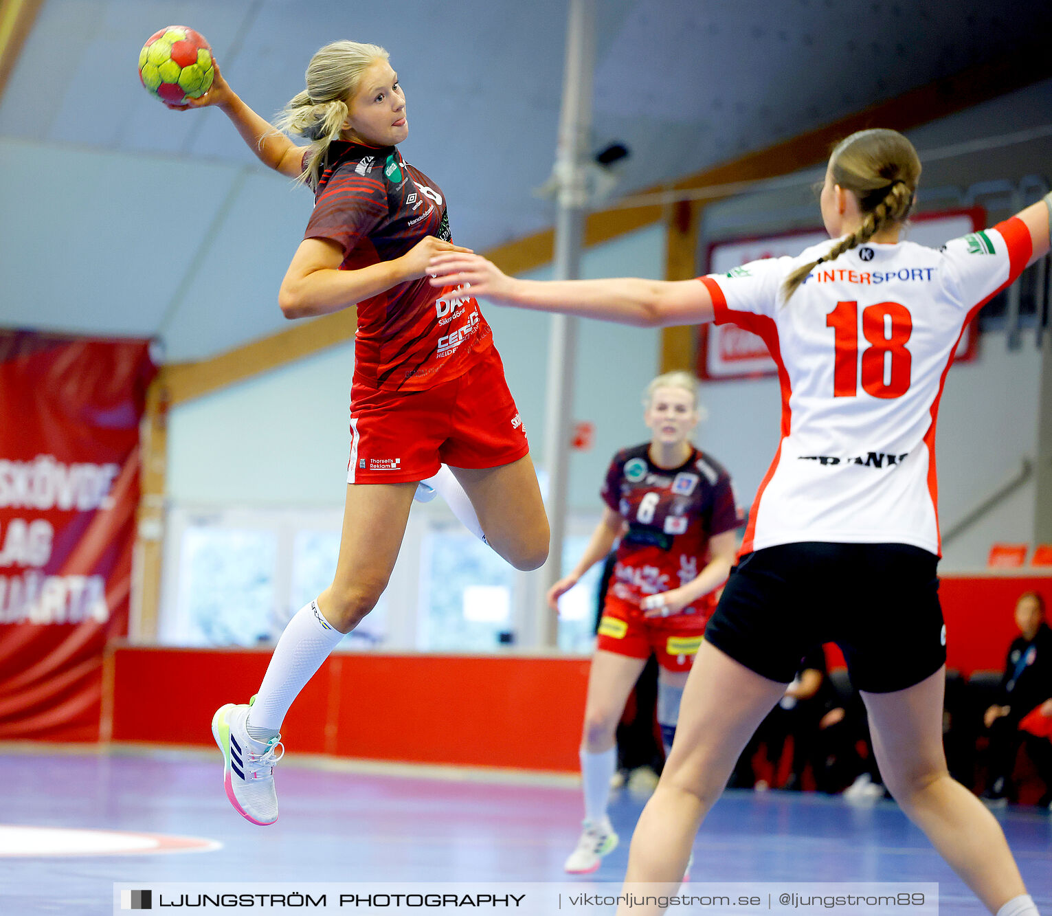USM F18 Steg 4 Skövde HF-Enköpings HF 33-17,dam,Skövde Idrottshall,Skövde,Sverige,Ungdoms-SM,Handboll,2025,369871