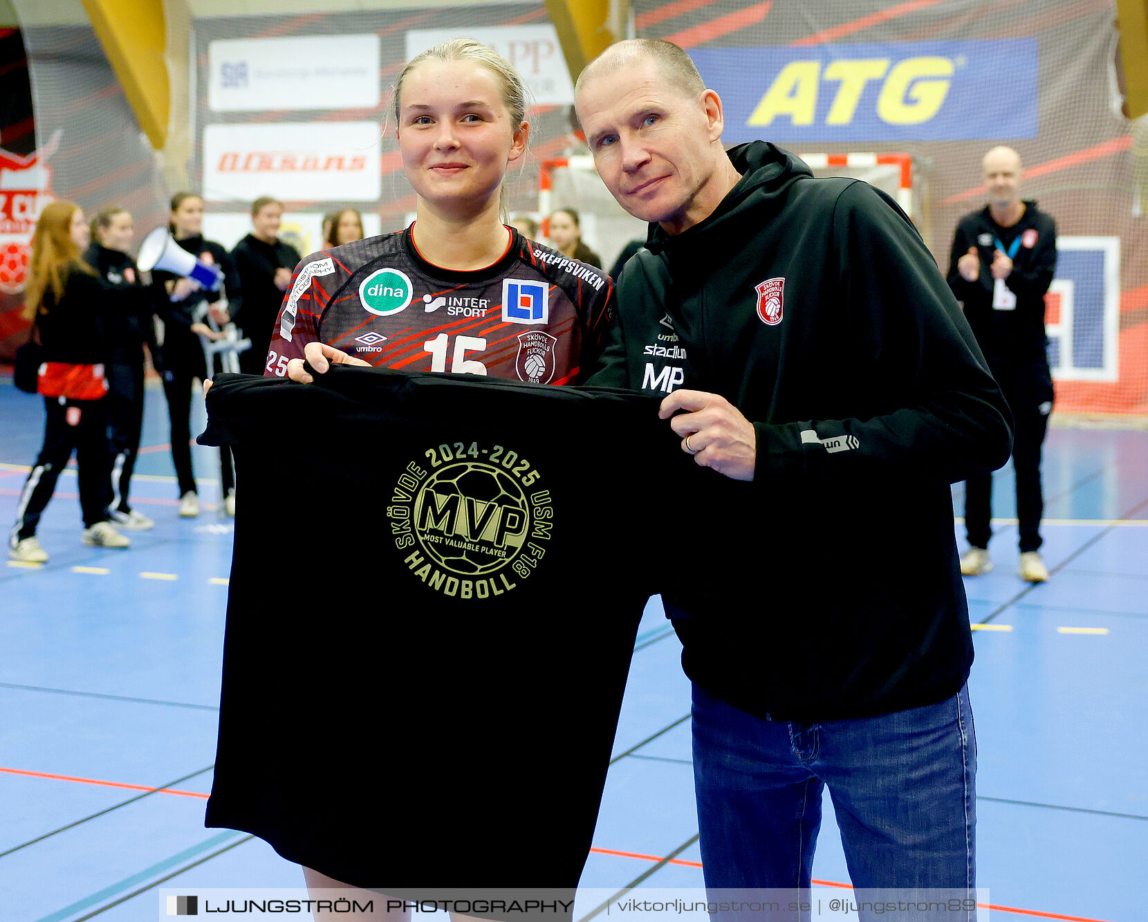 USM F18 Steg 4 Skövde HF-Enköpings HF 33-17,dam,Skövde Idrottshall,Skövde,Sverige,Ungdoms-SM,Handboll,2025,369874