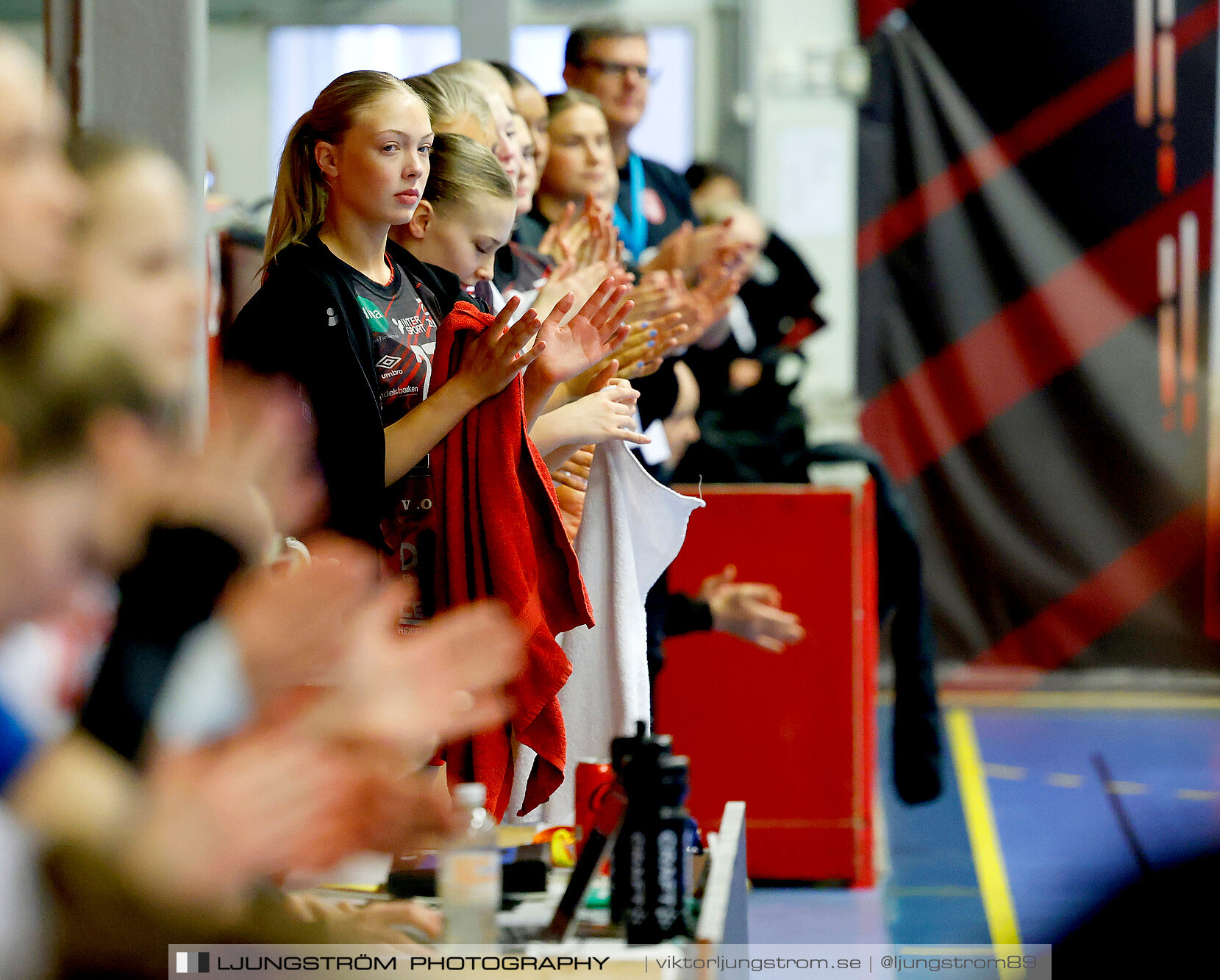 USM F18 Steg 4 Skövde HF-Enköpings HF 33-17,dam,Skövde Idrottshall,Skövde,Sverige,Ungdoms-SM,Handboll,2025,369880
