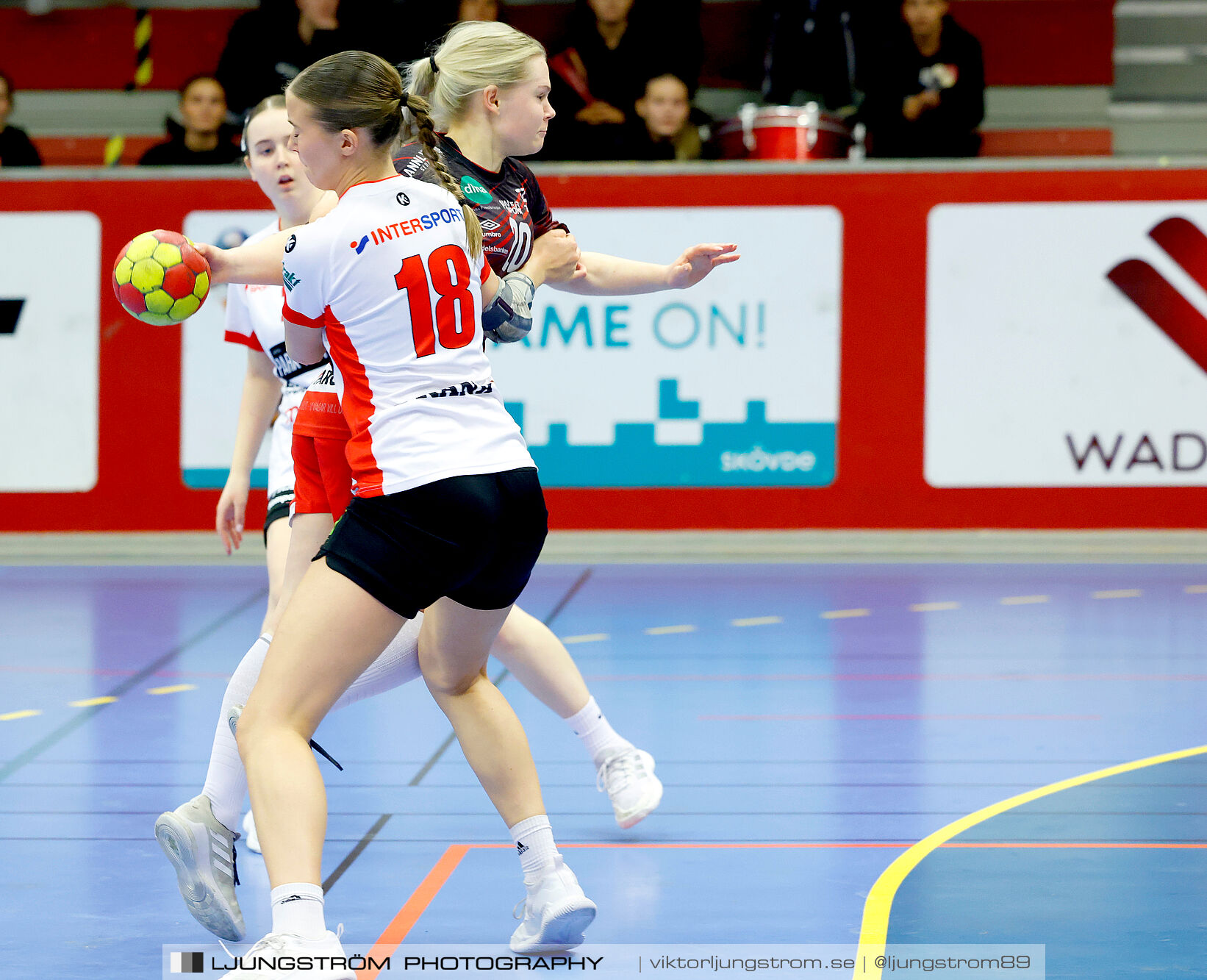 USM F18 Steg 4 Skövde HF-Enköpings HF 33-17,dam,Skövde Idrottshall,Skövde,Sverige,Ungdoms-SM,Handboll,2025,369890