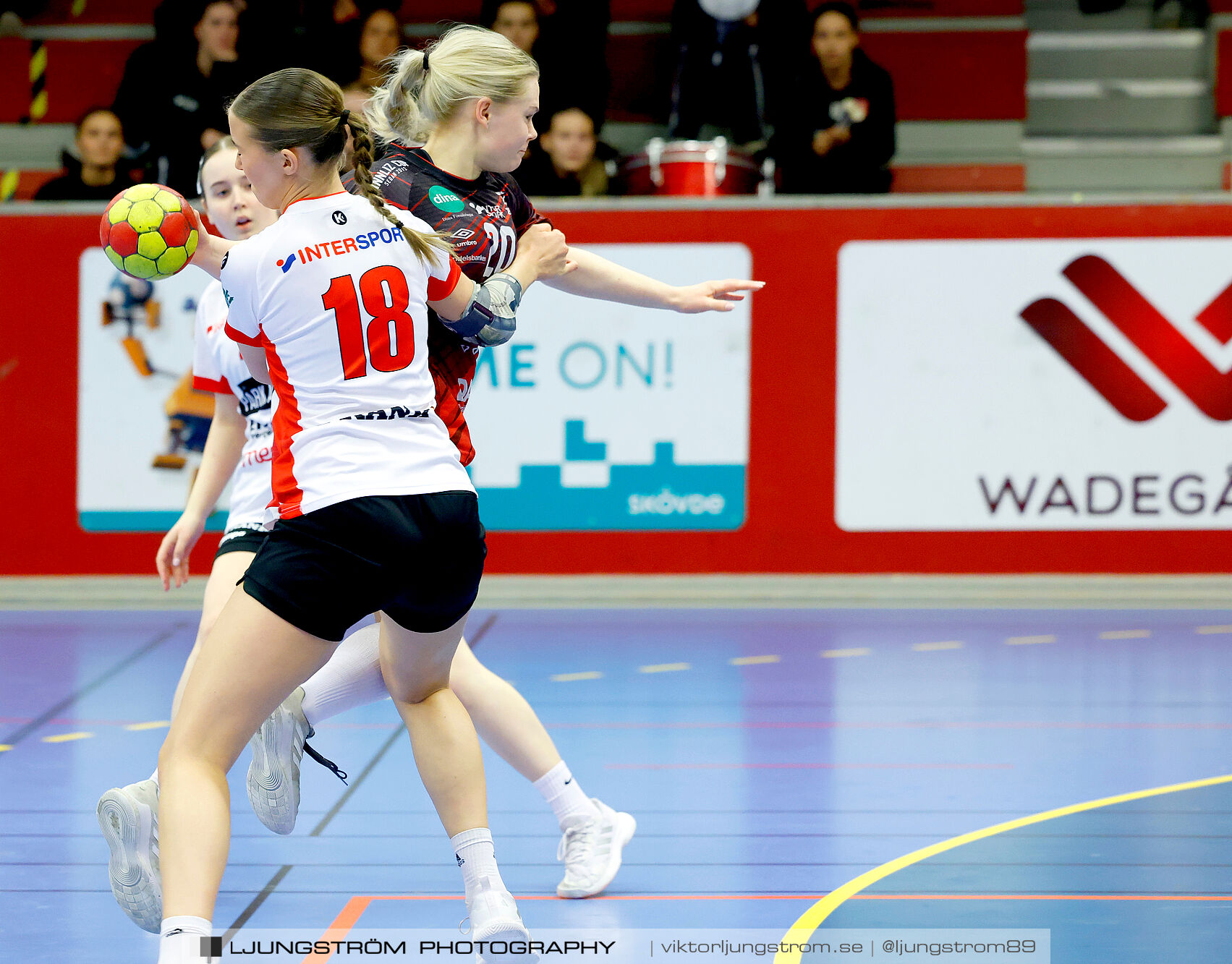 USM F18 Steg 4 Skövde HF-Enköpings HF 33-17,dam,Skövde Idrottshall,Skövde,Sverige,Ungdoms-SM,Handboll,2025,369891
