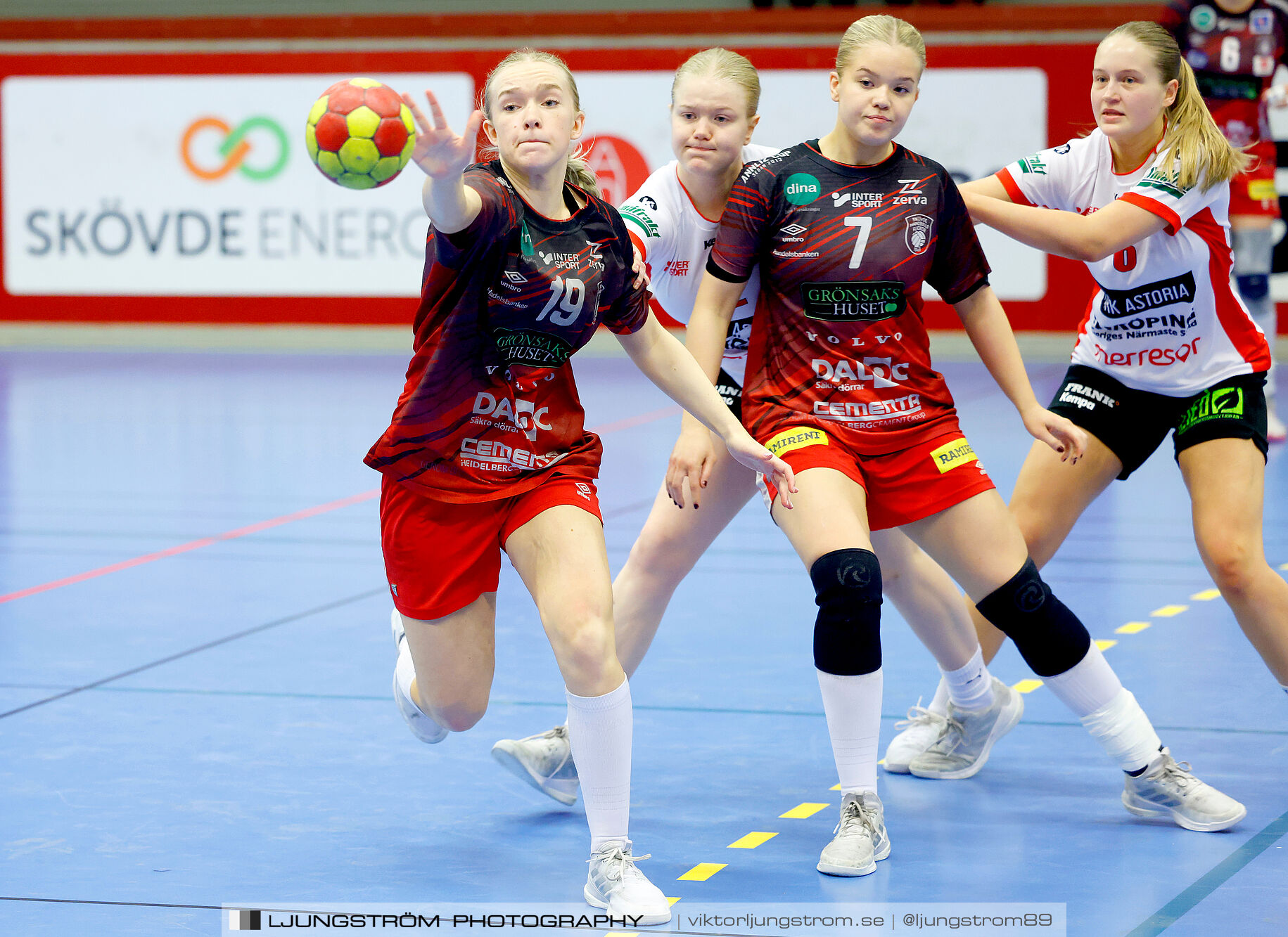 USM F18 Steg 4 Skövde HF-Enköpings HF 33-17,dam,Skövde Idrottshall,Skövde,Sverige,Ungdoms-SM,Handboll,2025,369894