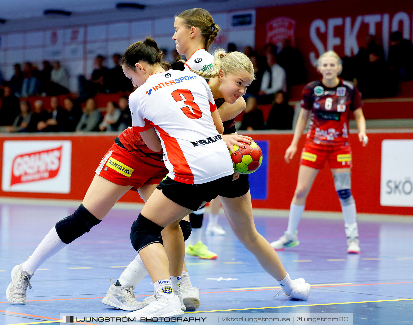 USM F18 Steg 4 Skövde HF-Enköpings HF 33-17,dam,Skövde Idrottshall,Skövde,Sverige,Ungdoms-SM,Handboll,2025,369909