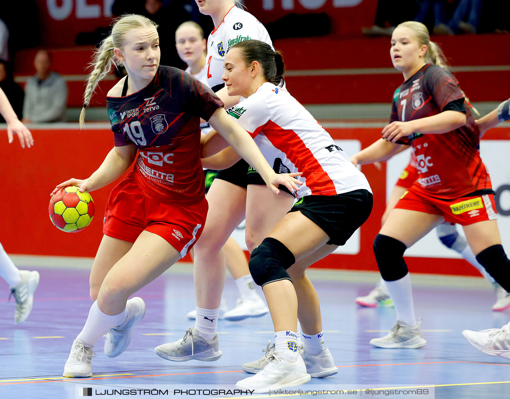 USM F18 Steg 4 Skövde HF-Enköpings HF 33-17,dam,Skövde Idrottshall,Skövde,Sverige,Ungdoms-SM,Handboll,2025,369919