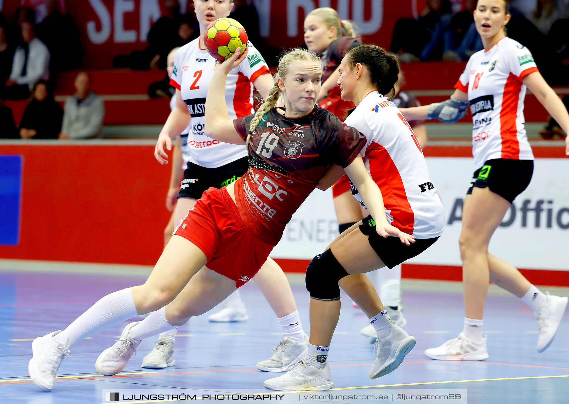 USM F18 Steg 4 Skövde HF-Enköpings HF 33-17,dam,Skövde Idrottshall,Skövde,Sverige,Ungdoms-SM,Handboll,2025,369921