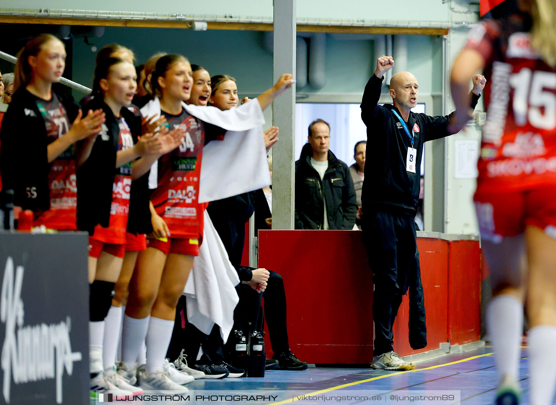 USM F18 Steg 4 Skövde HF-Enköpings HF 33-17,dam,Skövde Idrottshall,Skövde,Sverige,Ungdoms-SM,Handboll,2025,369923