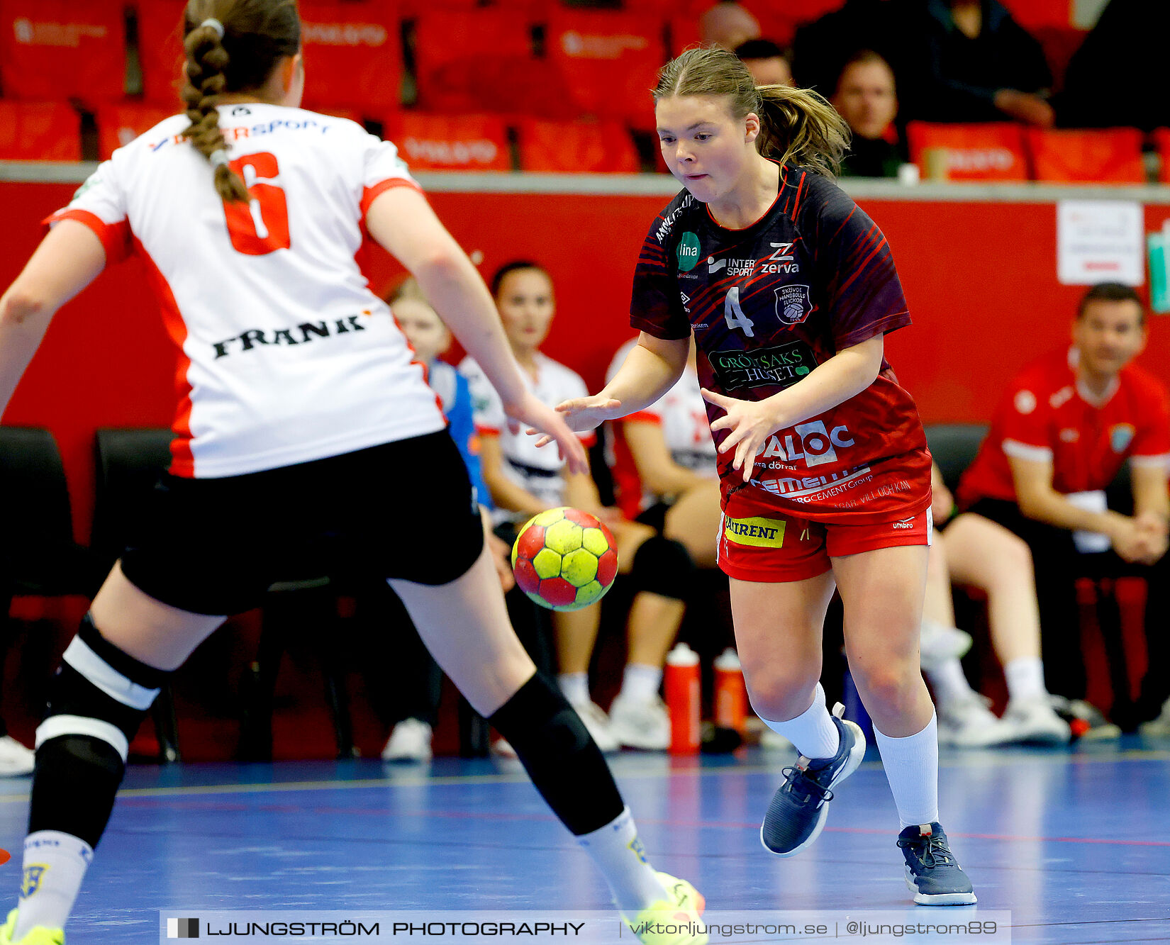 USM F18 Steg 4 Skövde HF-Enköpings HF 33-17,dam,Skövde Idrottshall,Skövde,Sverige,Ungdoms-SM,Handboll,2025,369946