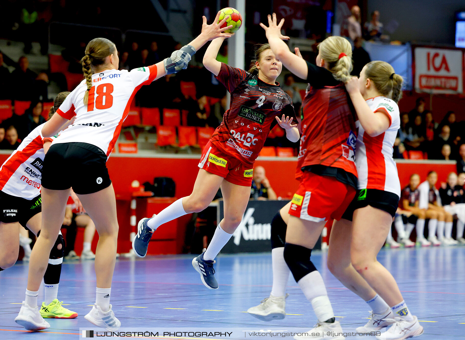 USM F18 Steg 4 Skövde HF-Enköpings HF 33-17,dam,Skövde Idrottshall,Skövde,Sverige,Ungdoms-SM,Handboll,2025,369948