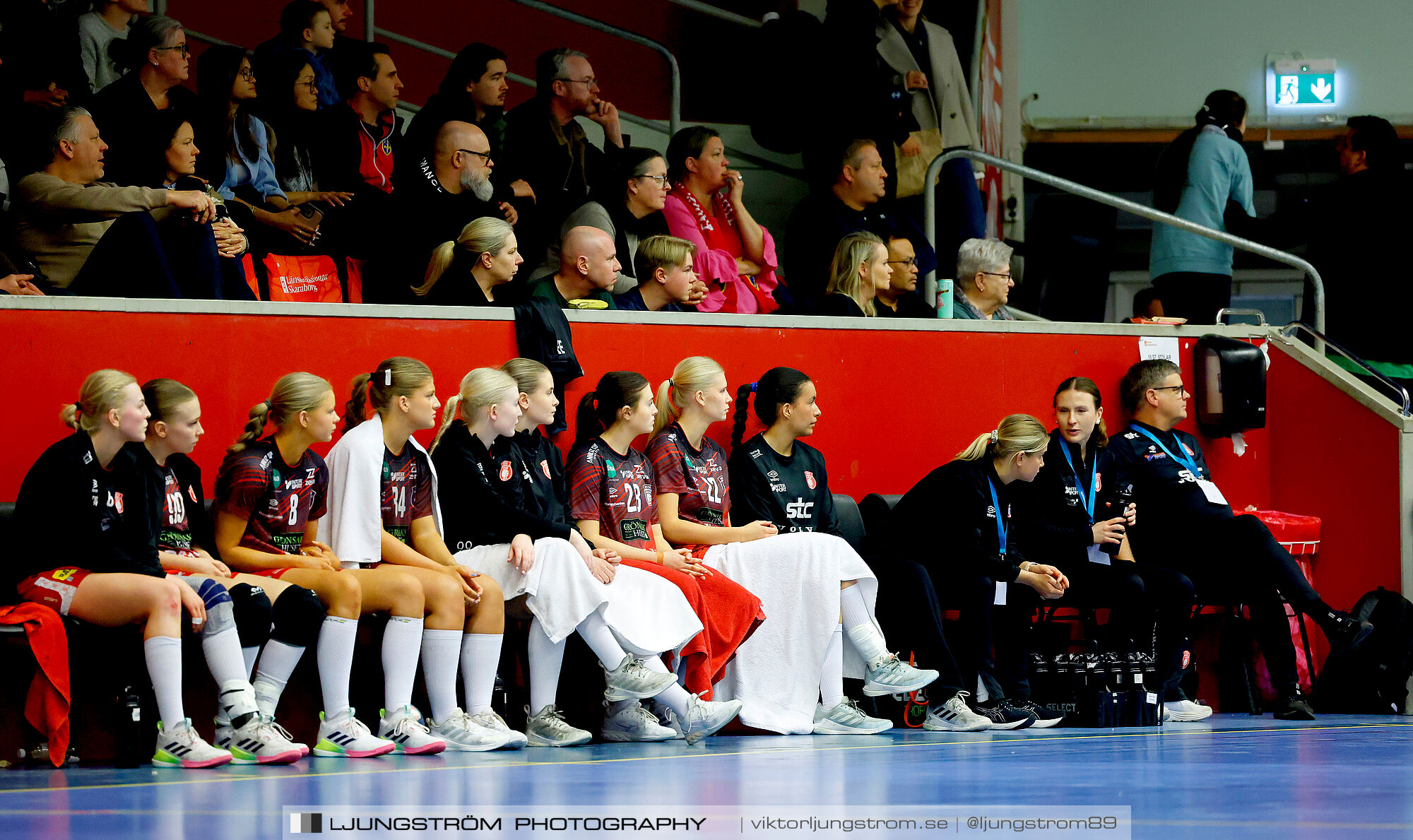 USM F18 Steg 4 Skövde HF-Enköpings HF 33-17,dam,Skövde Idrottshall,Skövde,Sverige,Ungdoms-SM,Handboll,2025,369949