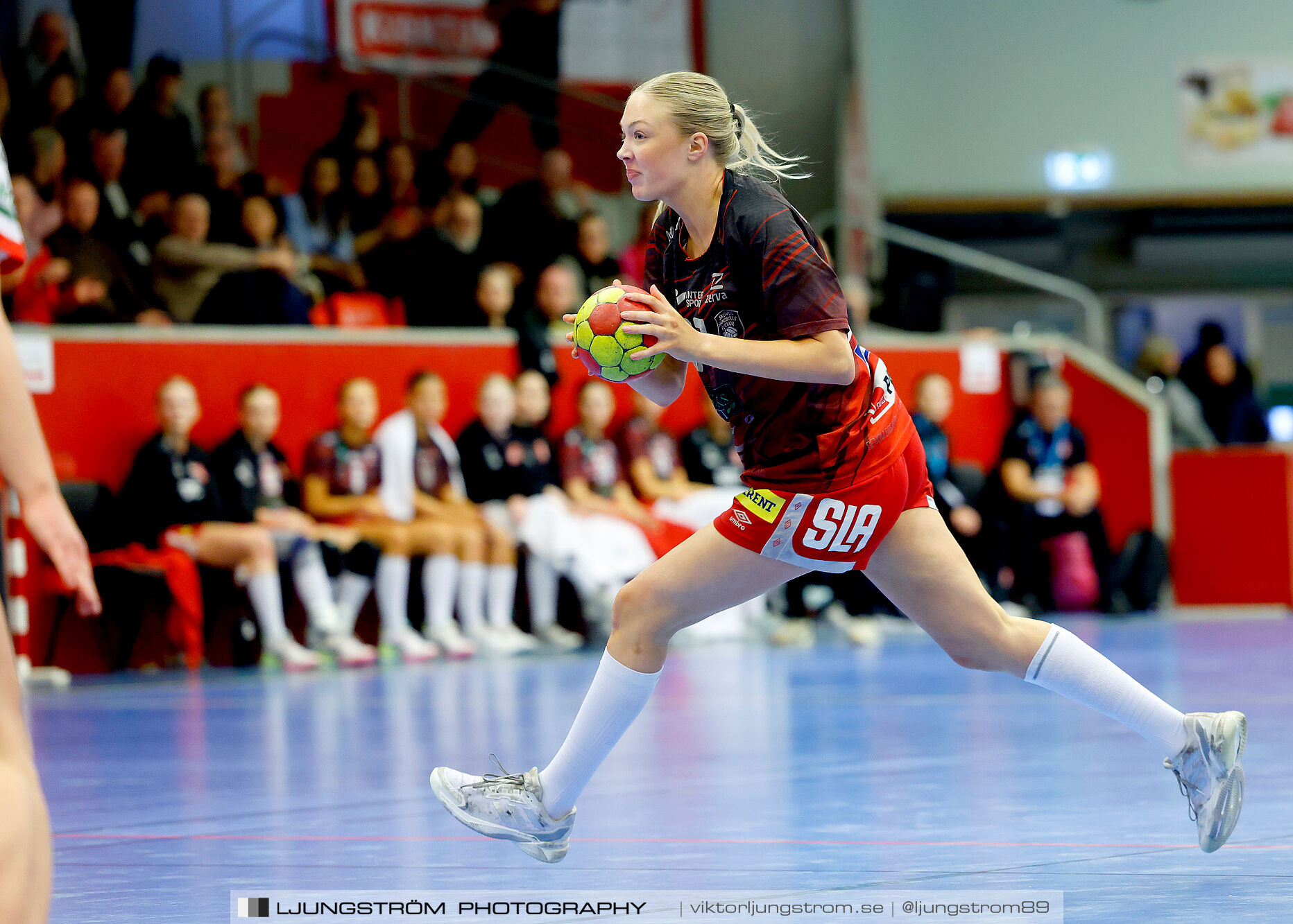 USM F18 Steg 4 Skövde HF-Enköpings HF 33-17,dam,Skövde Idrottshall,Skövde,Sverige,Ungdoms-SM,Handboll,2025,369951
