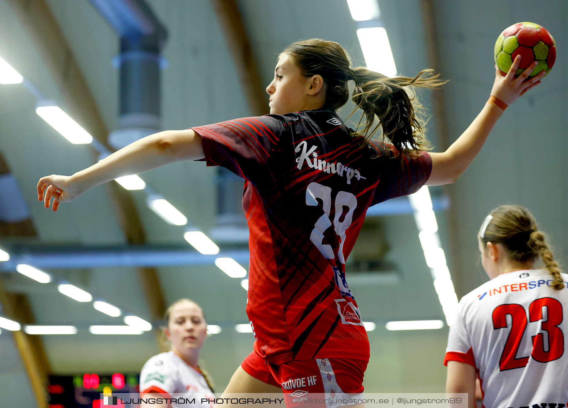 USM F18 Steg 4 Skövde HF-Enköpings HF 33-17,dam,Skövde Idrottshall,Skövde,Sverige,Ungdoms-SM,Handboll,2025,369970