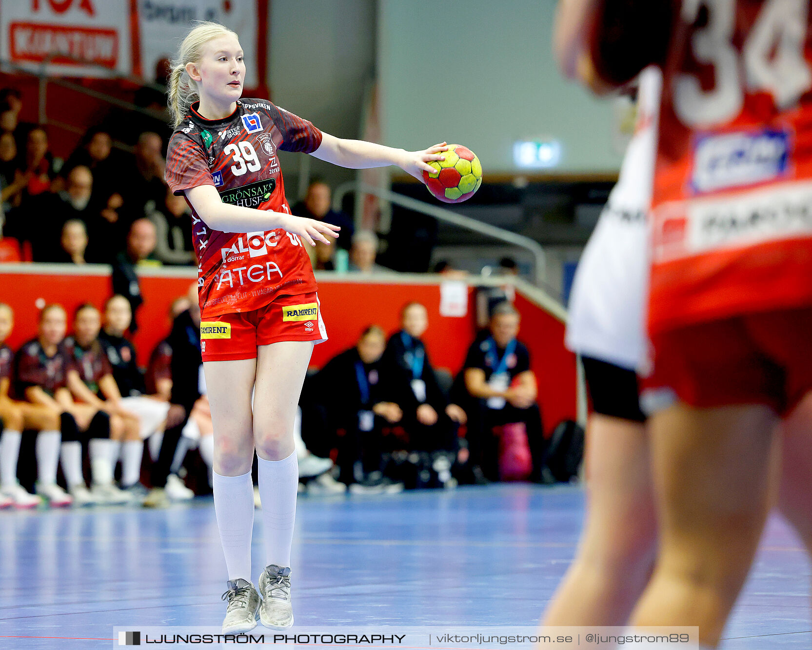 USM F18 Steg 4 Skövde HF-Enköpings HF 33-17,dam,Skövde Idrottshall,Skövde,Sverige,Ungdoms-SM,Handboll,2025,369975