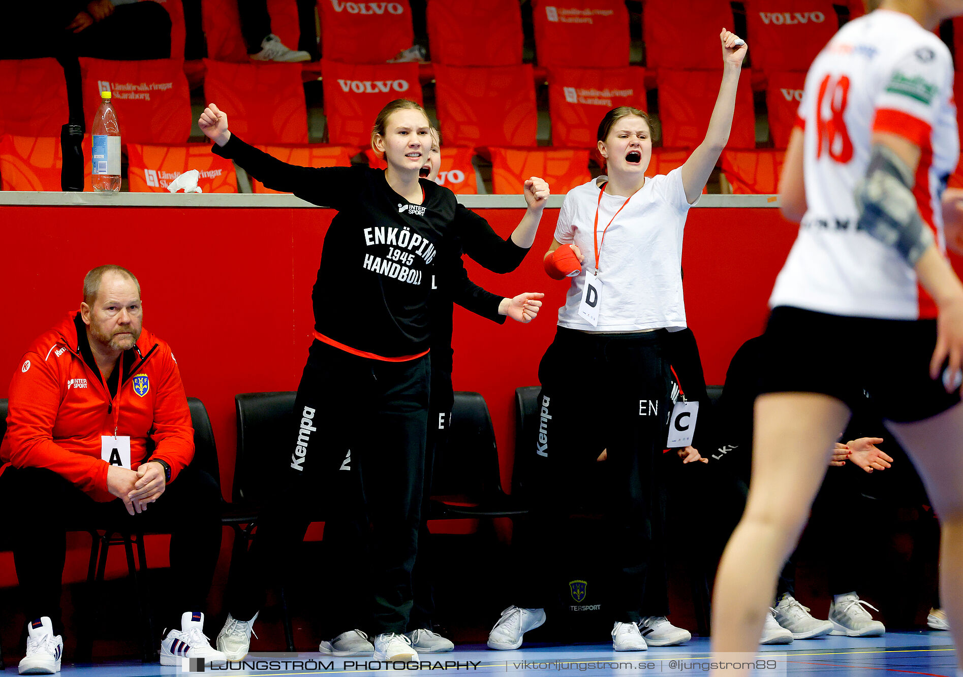 USM F18 Steg 4 Skövde HF-Enköpings HF 33-17,dam,Skövde Idrottshall,Skövde,Sverige,Ungdoms-SM,Handboll,2025,369977