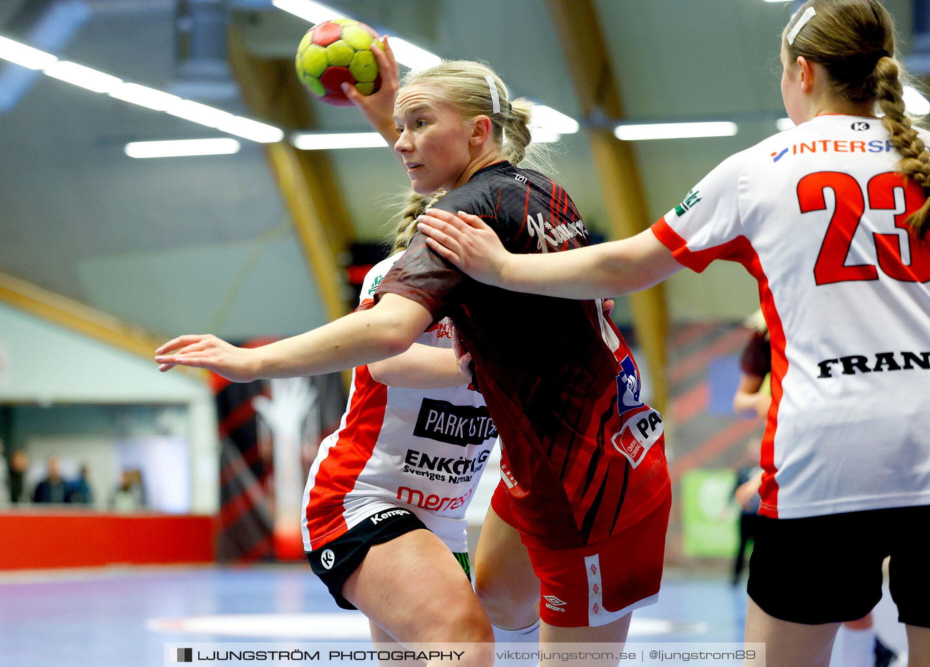 USM F18 Steg 4 Skövde HF-Enköpings HF 33-17,dam,Skövde Idrottshall,Skövde,Sverige,Ungdoms-SM,Handboll,2025,369979