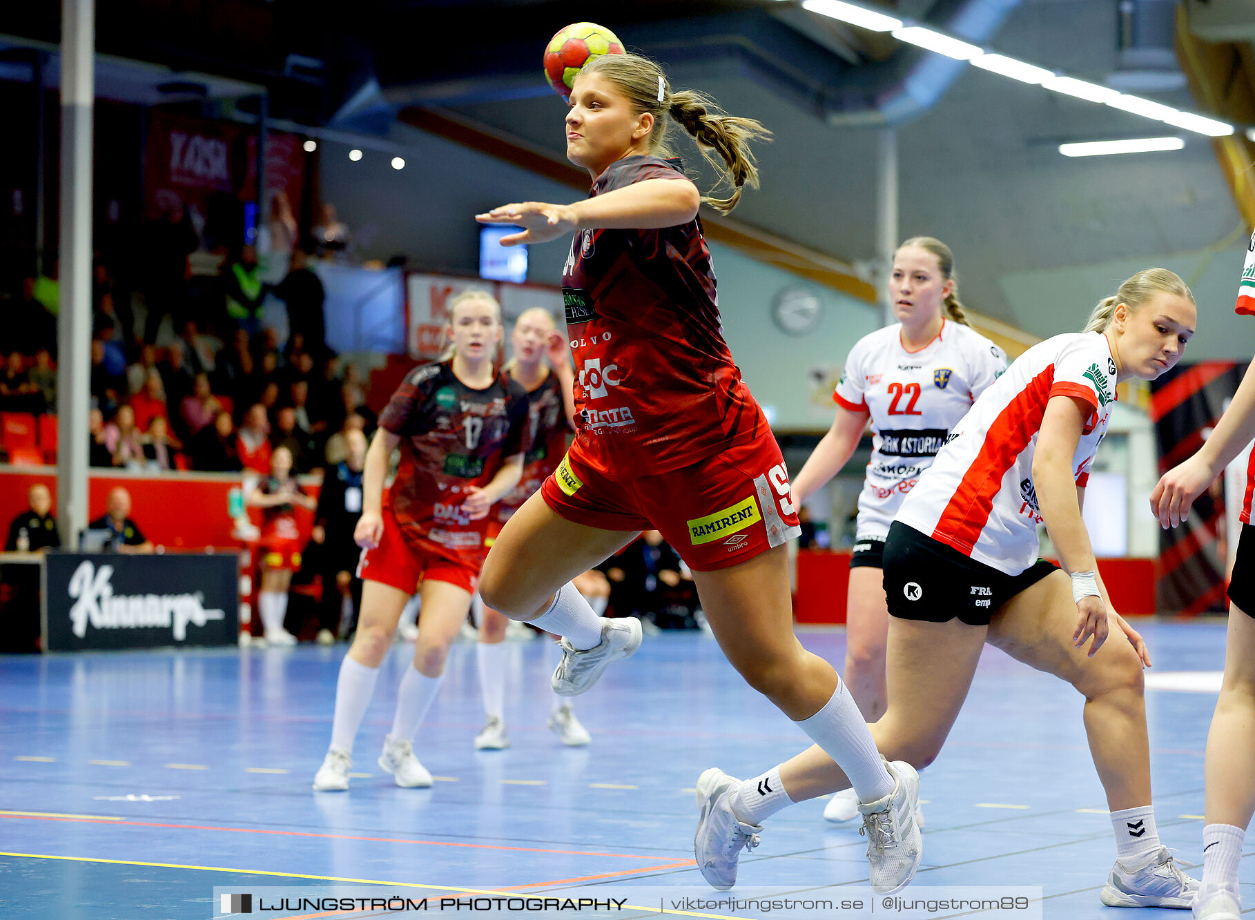USM F18 Steg 4 Skövde HF-Enköpings HF 33-17,dam,Skövde Idrottshall,Skövde,Sverige,Ungdoms-SM,Handboll,2025,369984