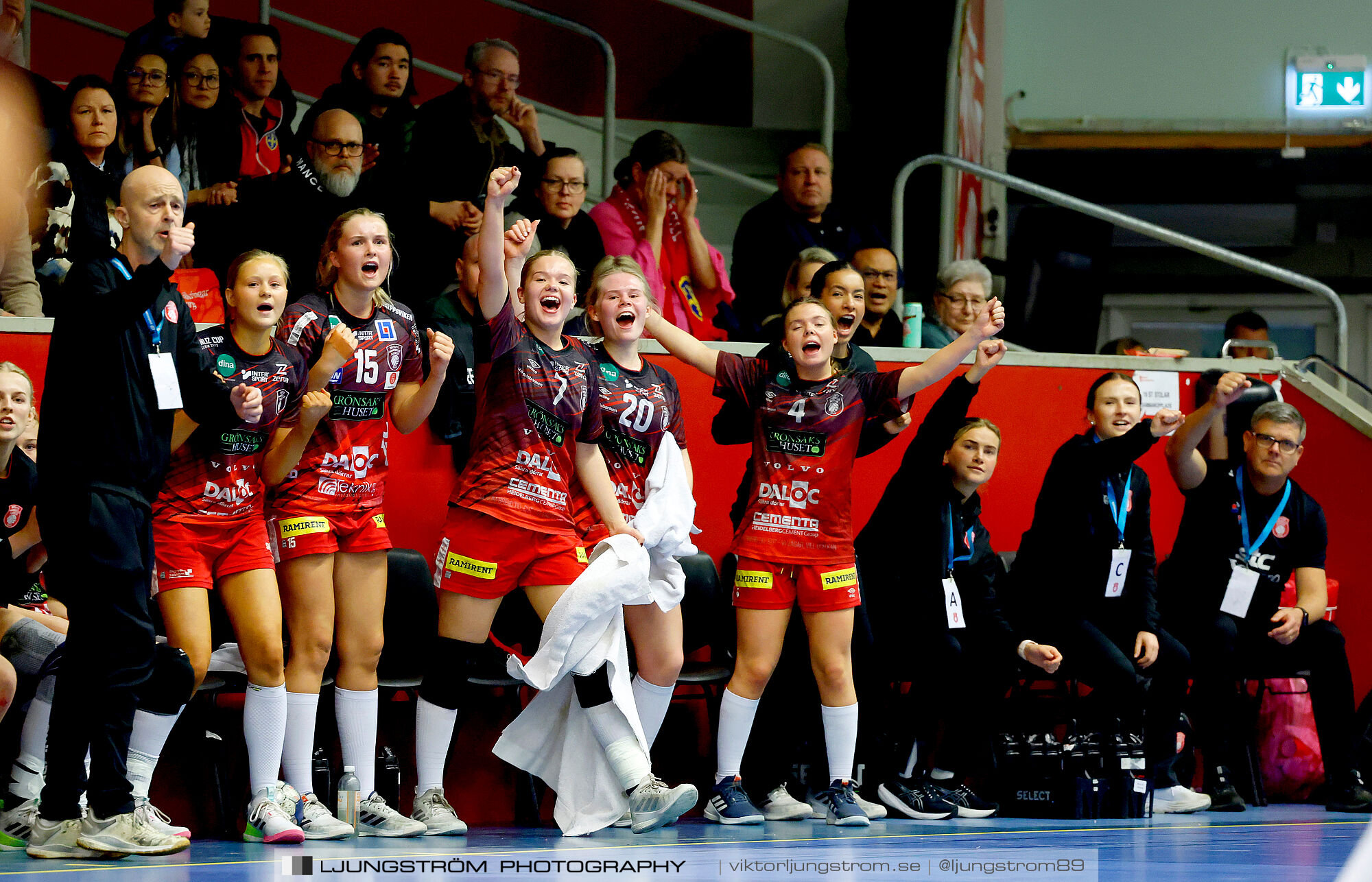 USM F18 Steg 4 Skövde HF-Enköpings HF 33-17,dam,Skövde Idrottshall,Skövde,Sverige,Ungdoms-SM,Handboll,2025,369985