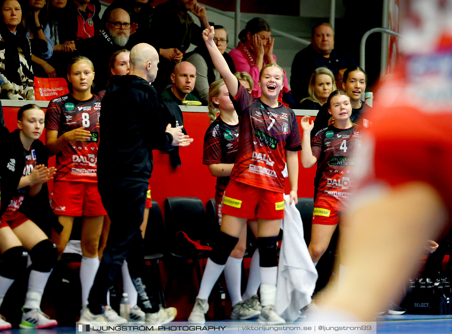 USM F18 Steg 4 Skövde HF-Enköpings HF 33-17,dam,Skövde Idrottshall,Skövde,Sverige,Ungdoms-SM,Handboll,2025,369986