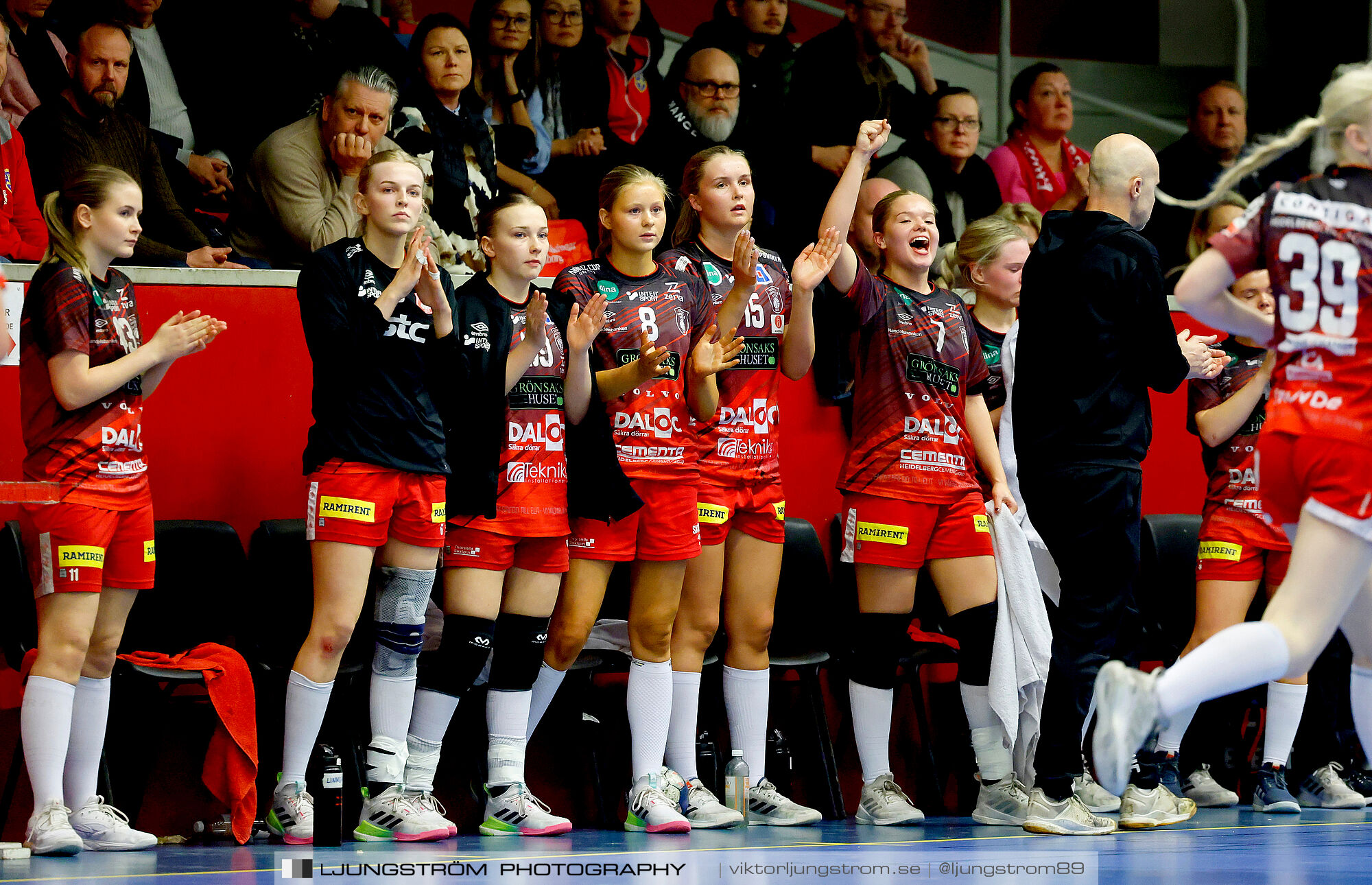 USM F18 Steg 4 Skövde HF-Enköpings HF 33-17,dam,Skövde Idrottshall,Skövde,Sverige,Ungdoms-SM,Handboll,2025,369987