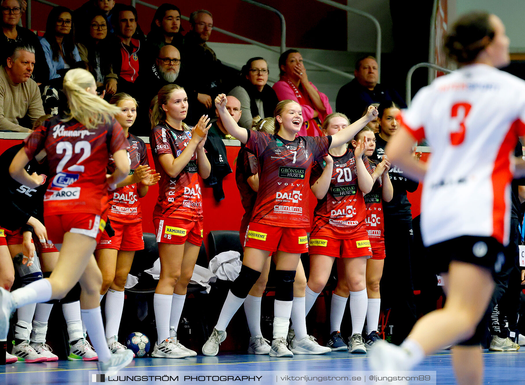 USM F18 Steg 4 Skövde HF-Enköpings HF 33-17,dam,Skövde Idrottshall,Skövde,Sverige,Ungdoms-SM,Handboll,2025,369998