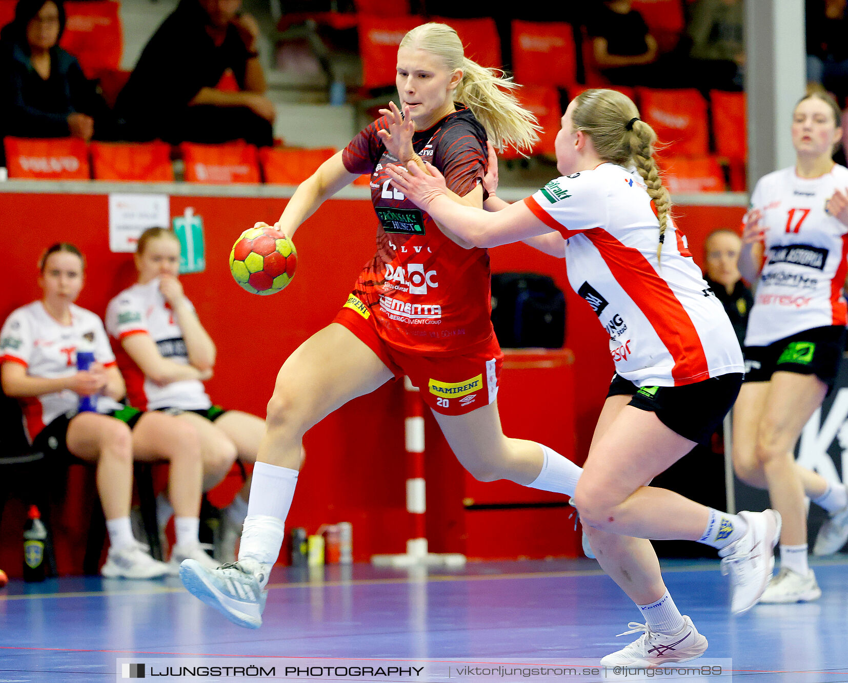 USM F18 Steg 4 Skövde HF-Enköpings HF 33-17,dam,Skövde Idrottshall,Skövde,Sverige,Ungdoms-SM,Handboll,2025,370001
