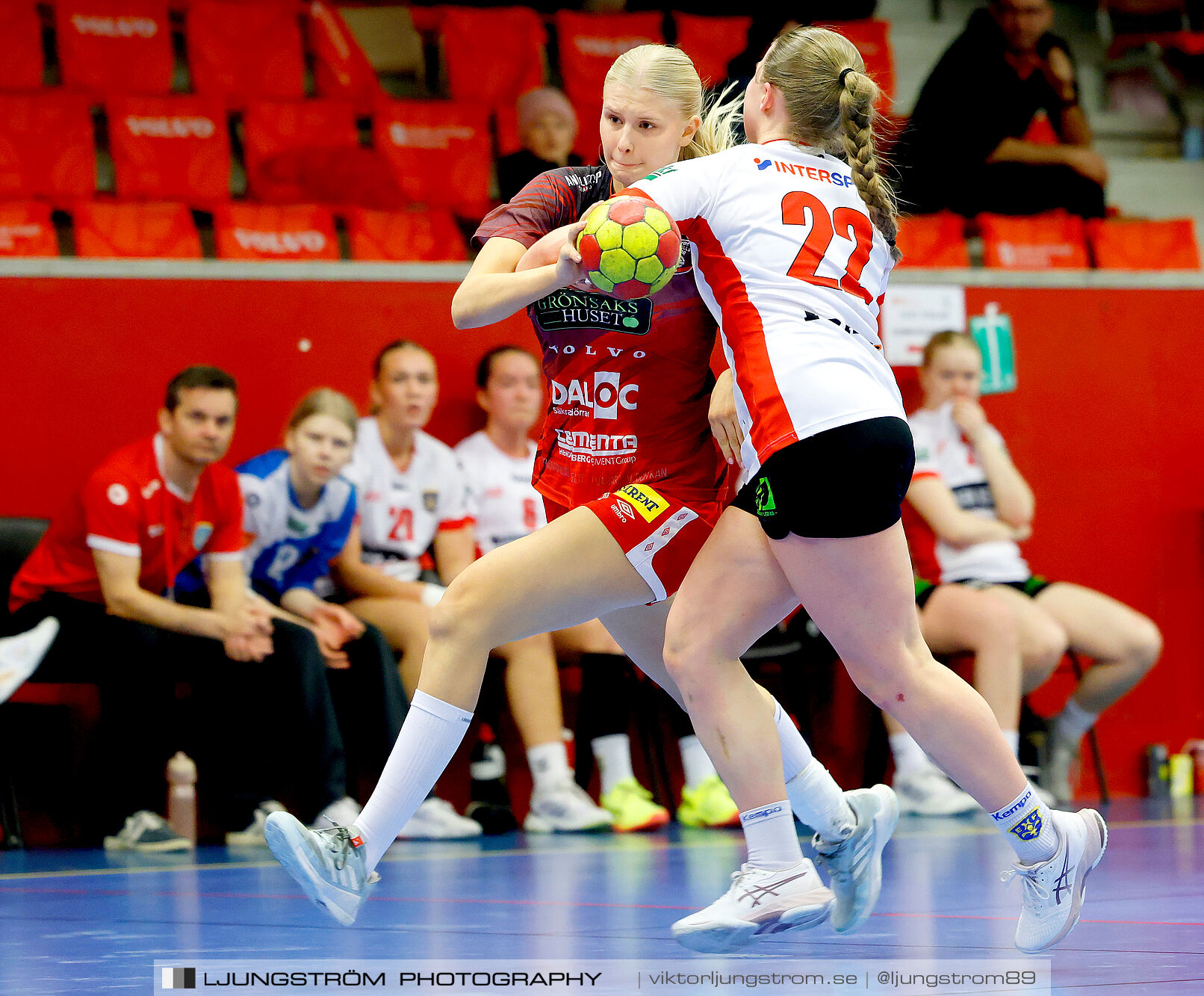 USM F18 Steg 4 Skövde HF-Enköpings HF 33-17,dam,Skövde Idrottshall,Skövde,Sverige,Ungdoms-SM,Handboll,2025,370002